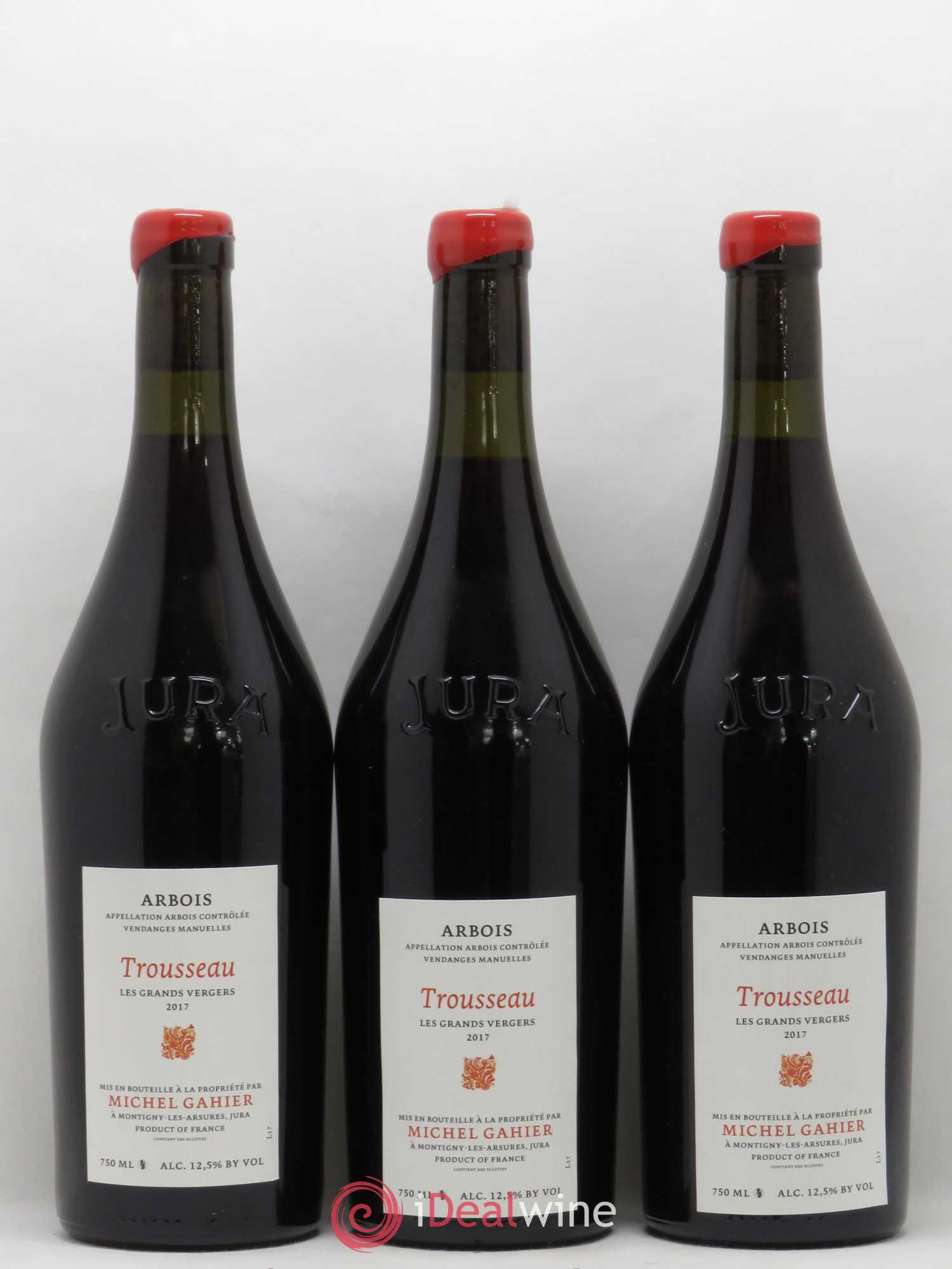 Arbois Trousseau Les Grands Vergers Michel Gahier 2017 - Posten von 6 Flaschen - 2