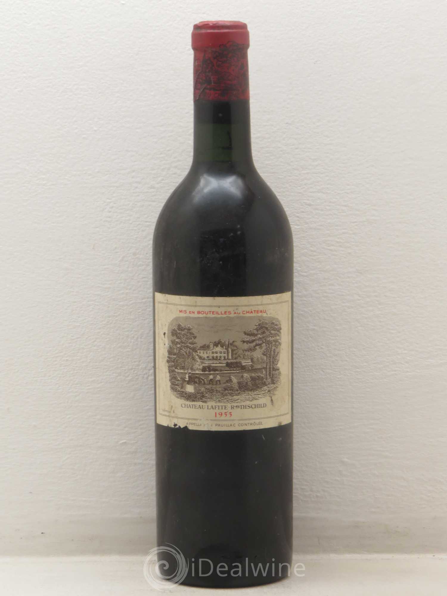 Château Lafite Rothschild 1er Grand Cru Classé 1955 - Lot de 1 bouteille - 0