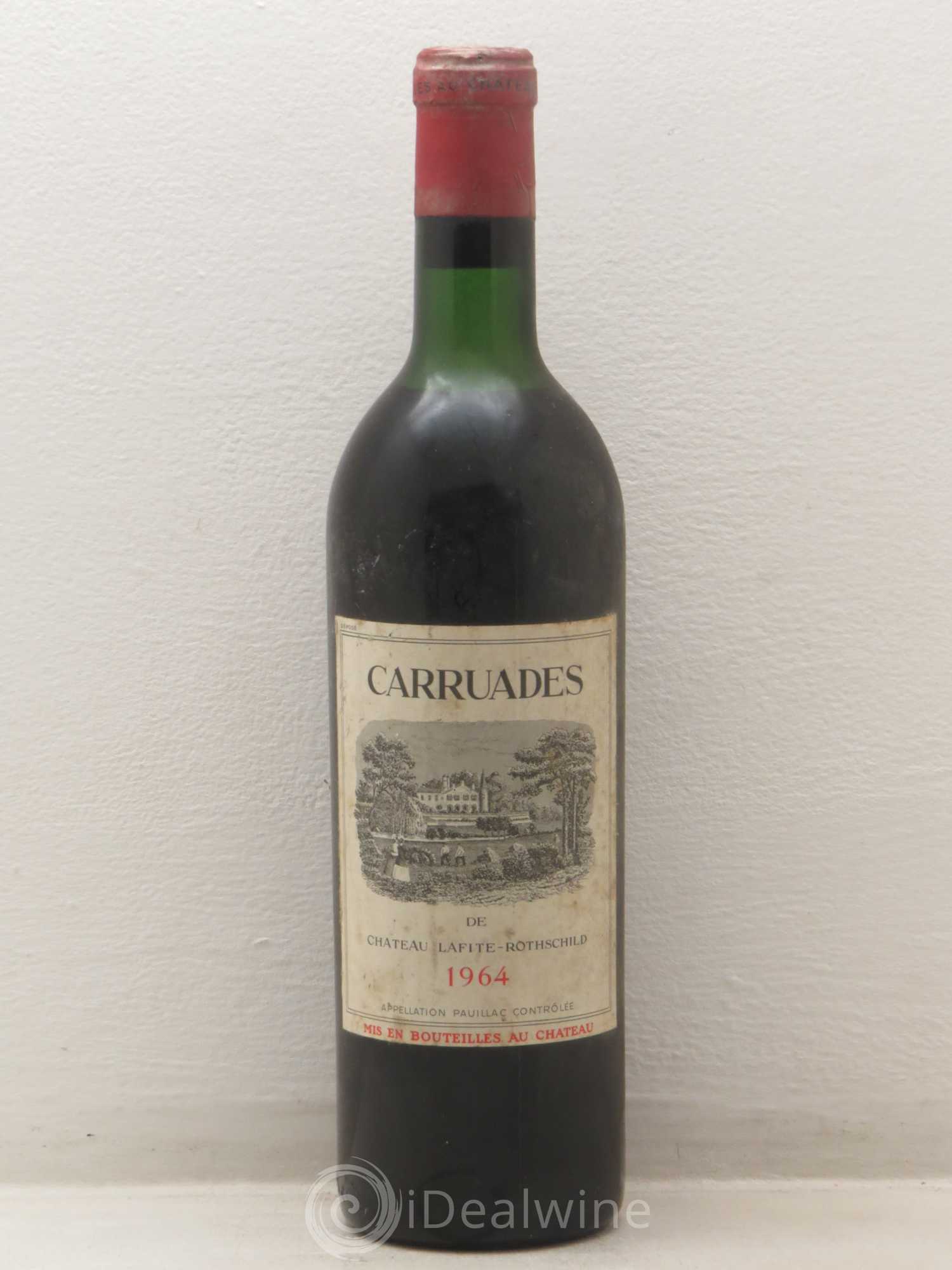 Carruades de Lafite Rothschild Second Vin 1964 - Lot de 1 bouteille - 0