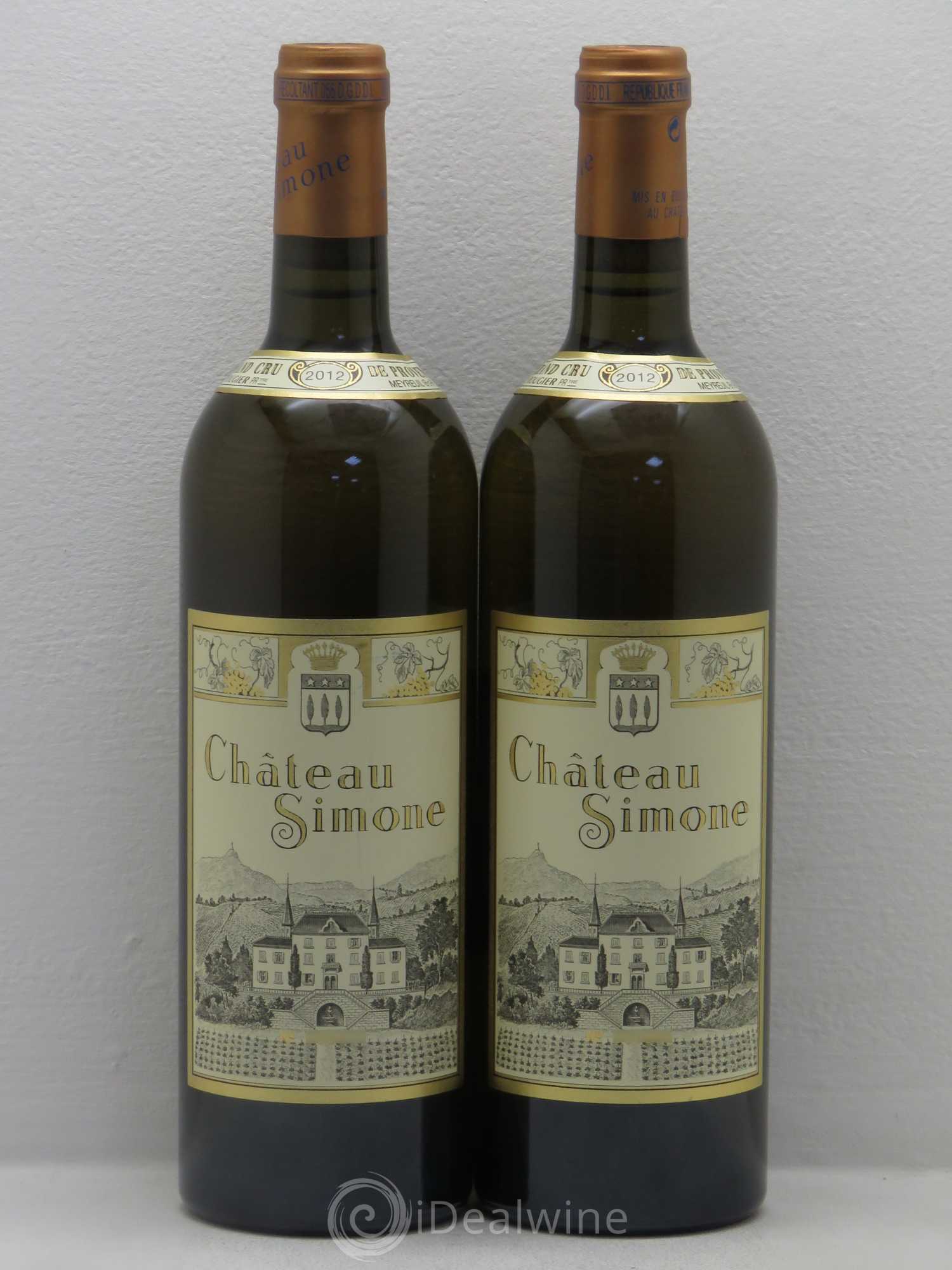 Palette Château Simone Famille Rougier 2012 - Posten von 2 Flaschen - 0