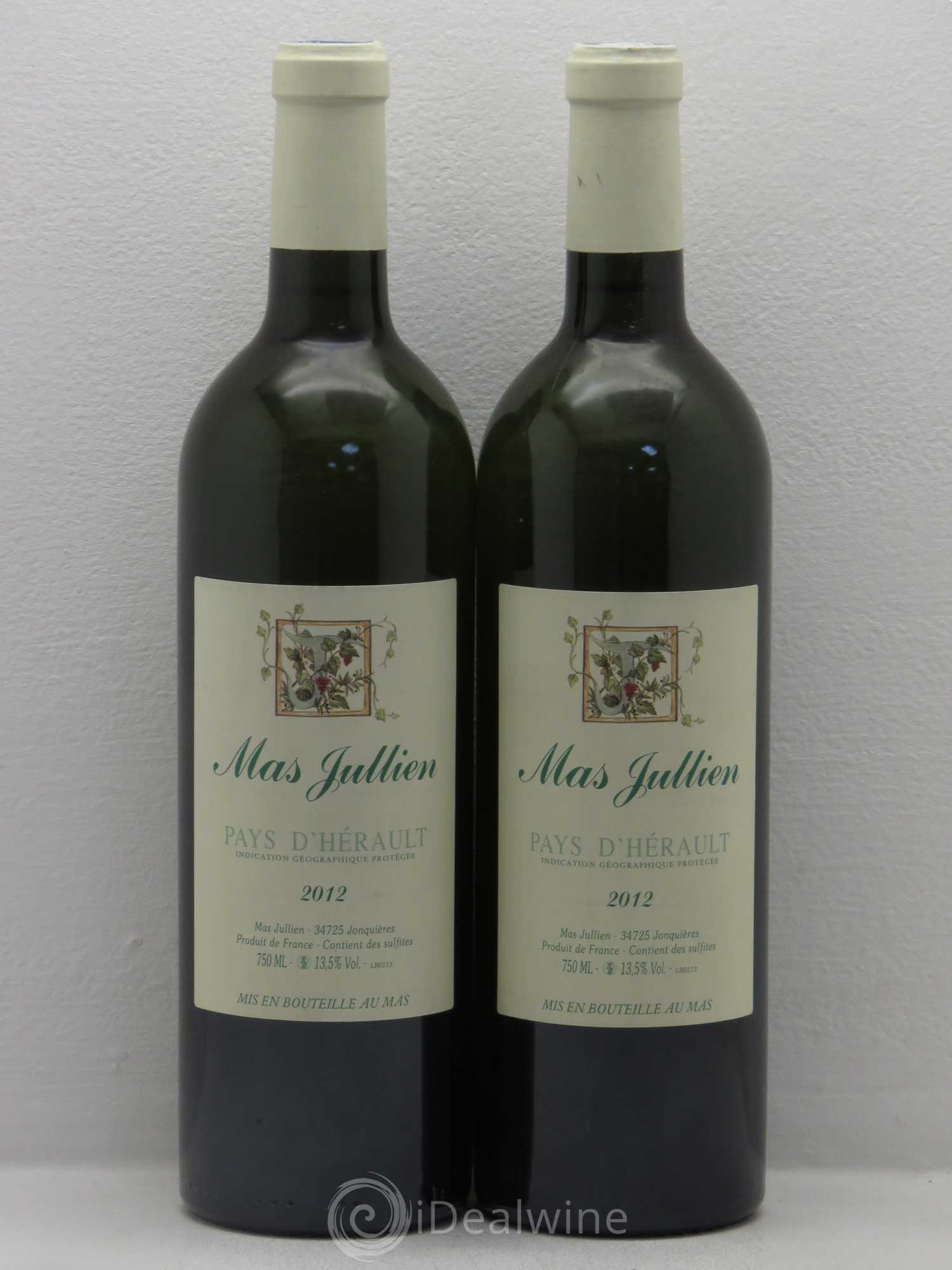 Pays d'Hérault Mas Jullien Olivier Jullien 2012 - Lot de 2 bouteilles - 0