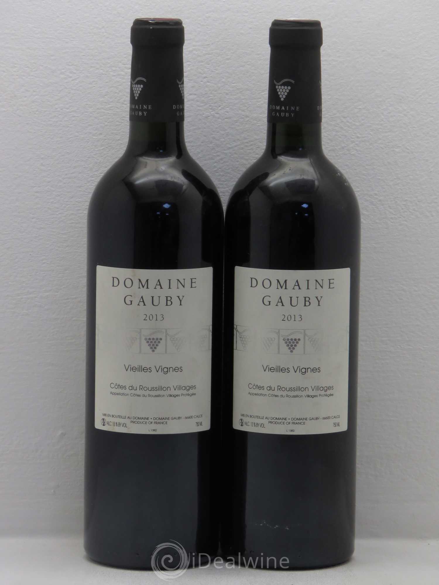 Côtes du Roussillon Villages Vieilles vignes Gauby (Domaine) 2013 - Lot de 2 bouteilles - 0