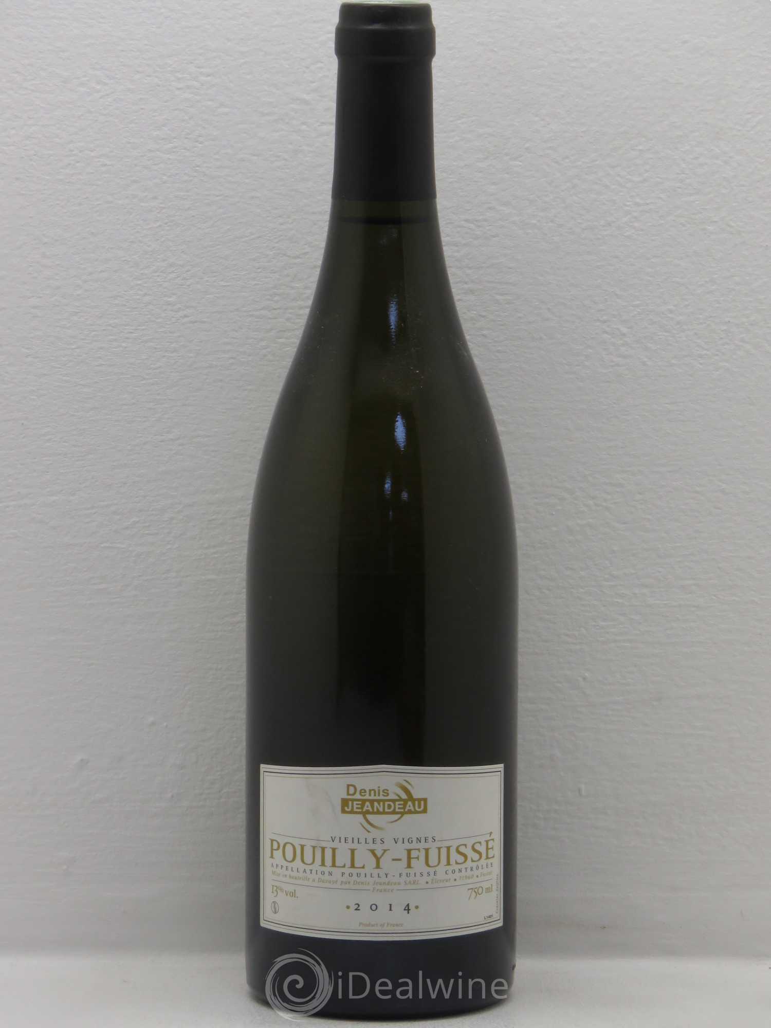 Pouilly-Fuissé Vieilles Vignes Domaine Jeandeau 2014 - Posten von 1 Flasche - 0