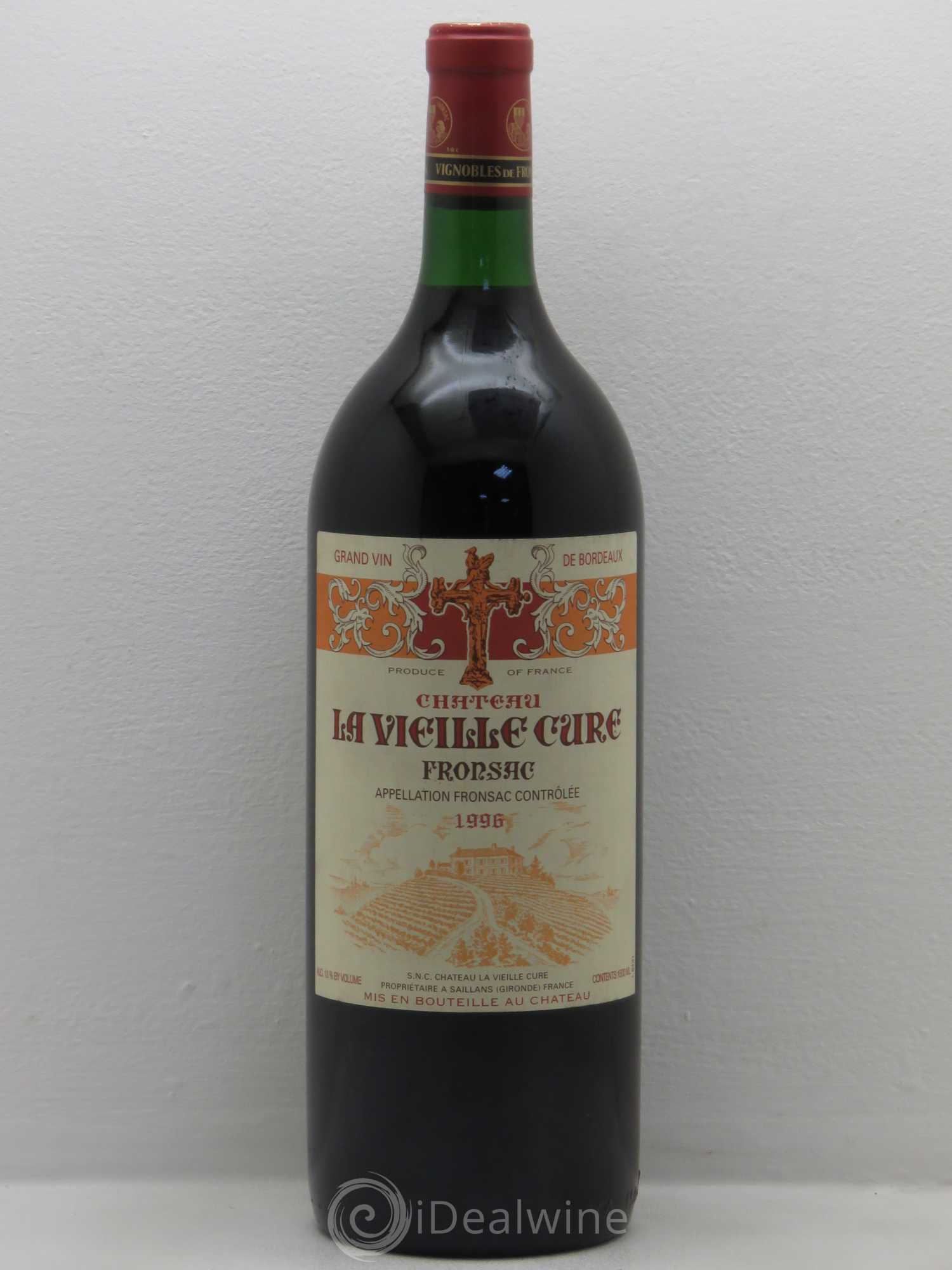 Château La Vieille Cure 1996 - Lot de 1 magnum - 0
