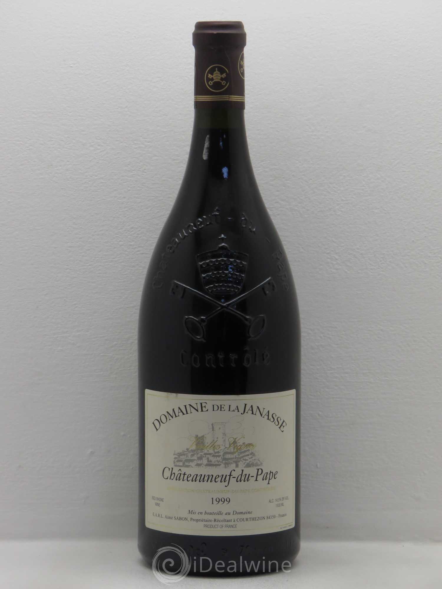 Châteauneuf-du-Pape Cuvée Vieilles Vignes La Janasse (Domaine de) 1999 - Lot de 1 magnum - 0