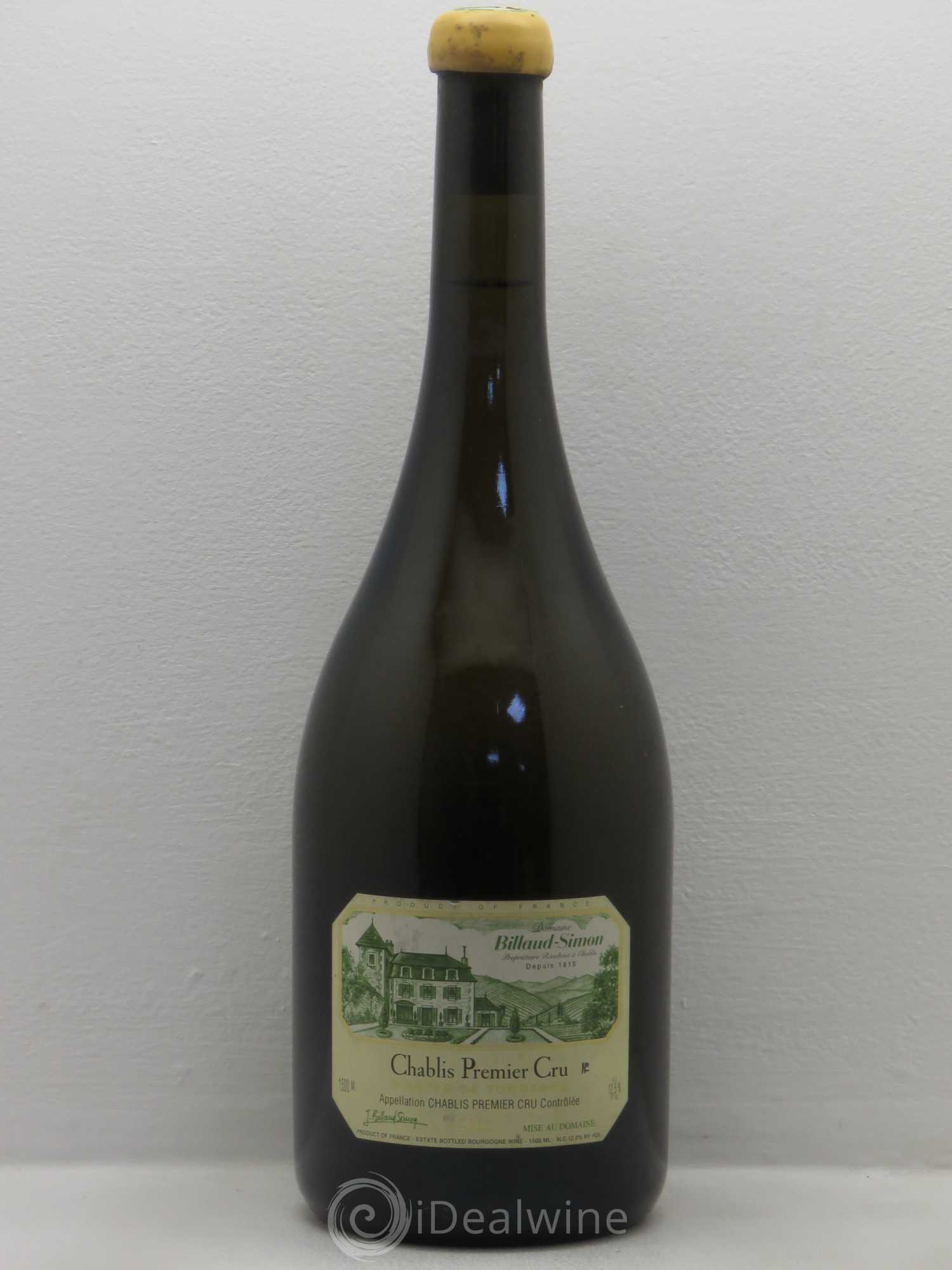 Chablis 1er Cru Montée de Tonnerre Billaud-Simon (Domaine) 2000 - Lot de 1 magnum - 0