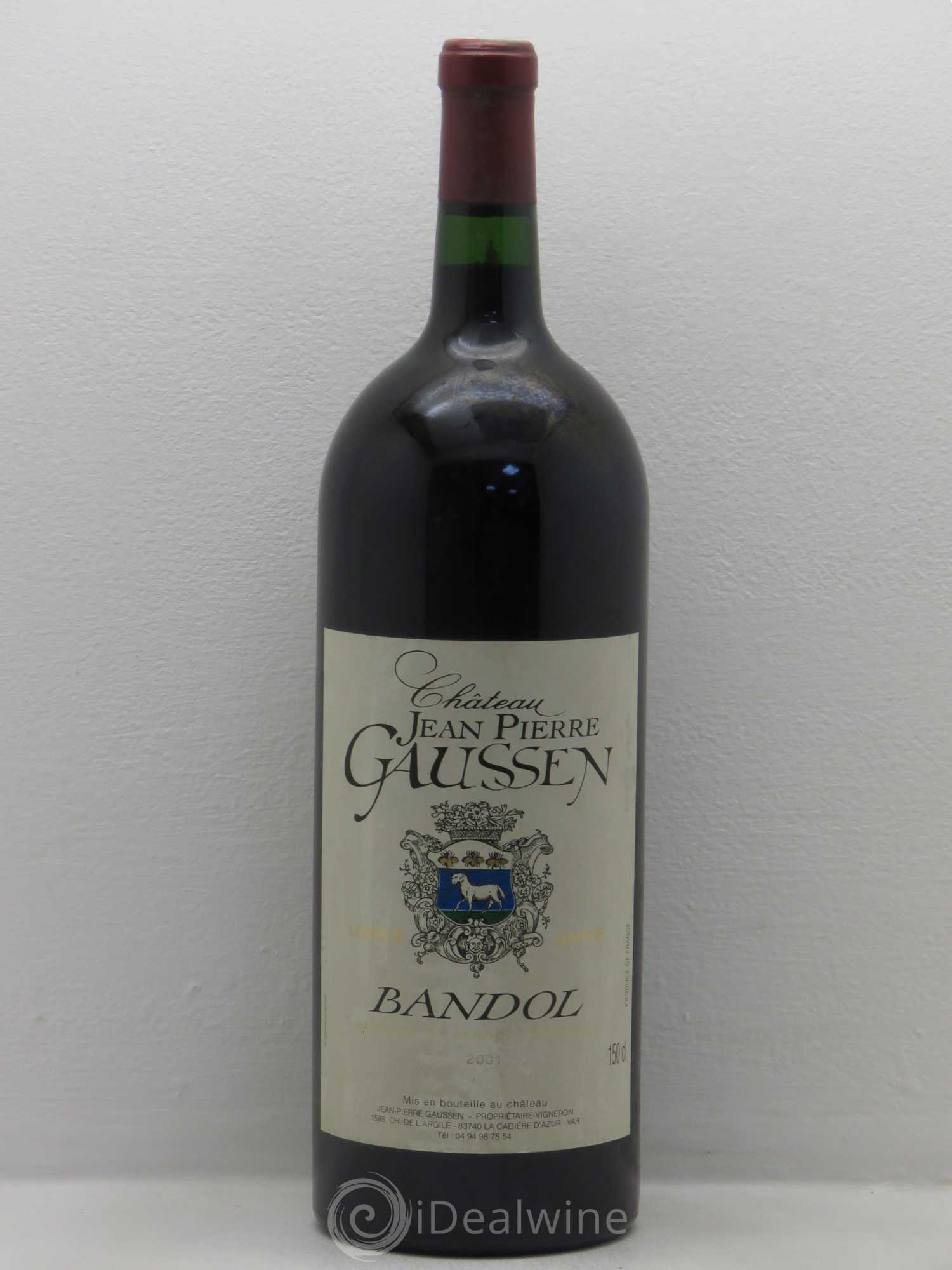 Bandol Cuvée Longue Garde Domaine Gaussen 2001 - Posten von 1 Magnum - 0