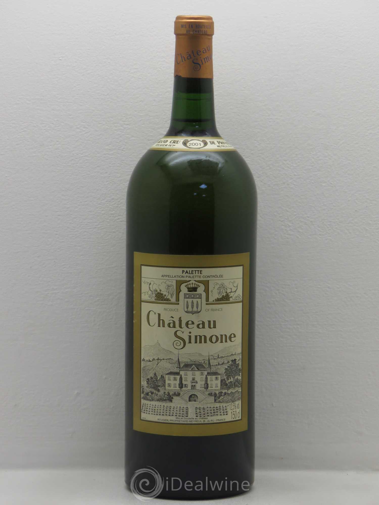 Palette Château Simone Famille Rougier 2001 - Posten von 1 Magnum - 0