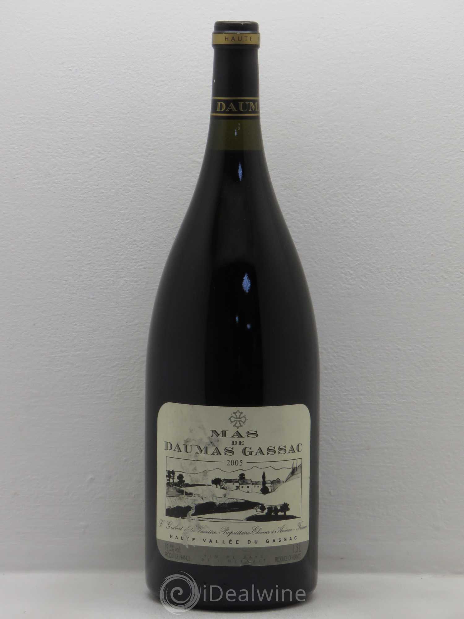 Saint-Guilhem-le-Désert - Cité d'Aniane Mas Daumas Gassac Famille Guibert de La Vaissière 2005 - Lot de 1 magnum - 0