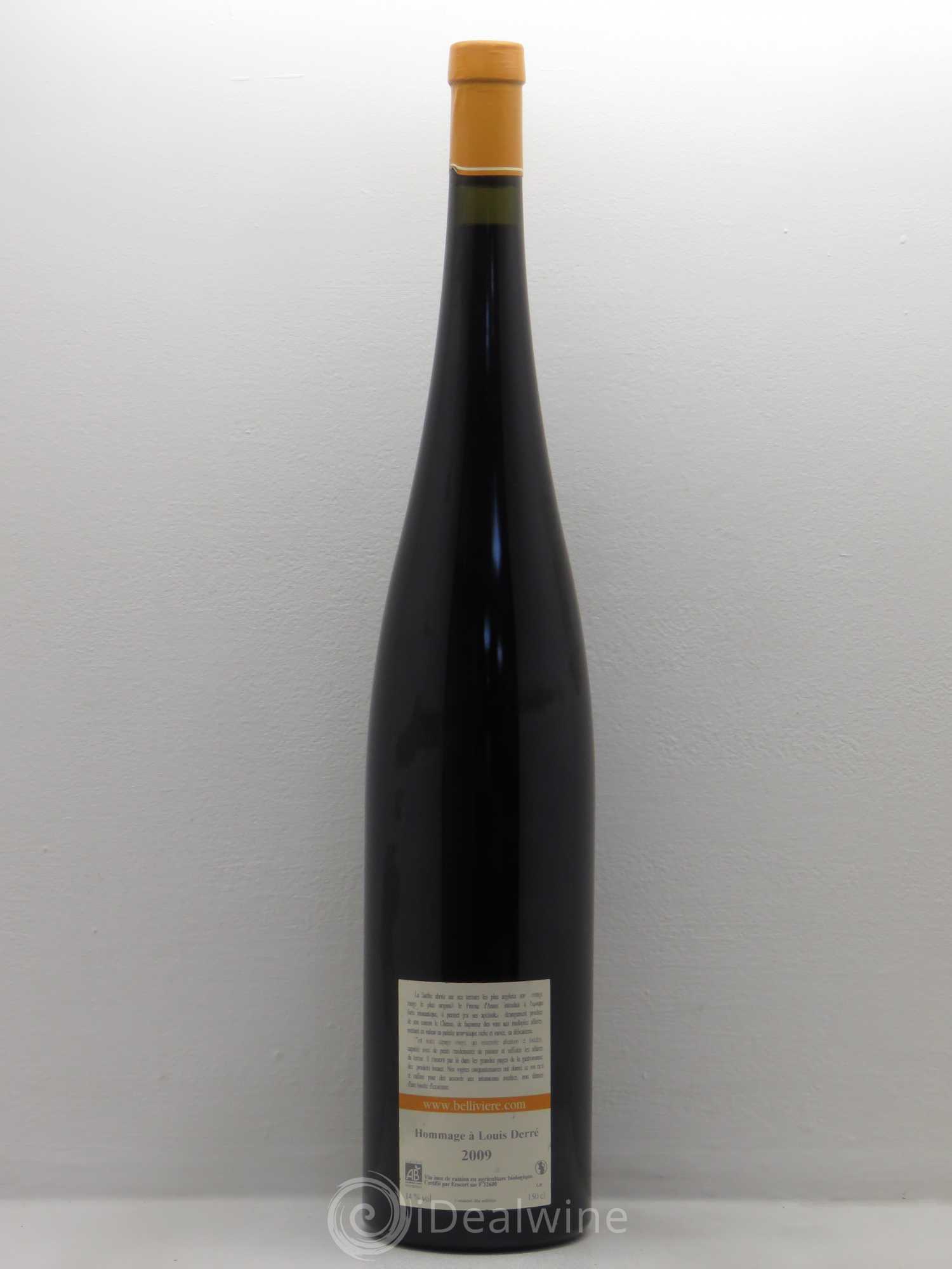 Coteaux du Loir Domaine de Bellivière Hommage à Louis Derré Pinot D'Aunis 2009 - Posten von 1 Magnum - 1