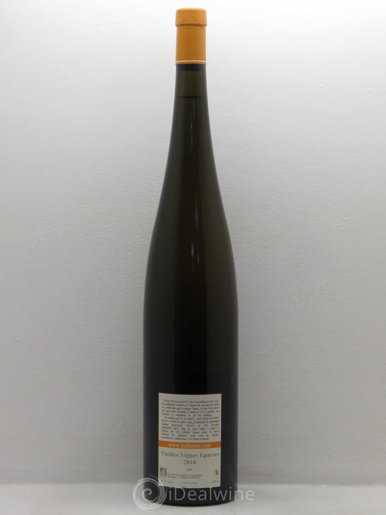 Coteaux du Loir Vieilles Vignes Eparses Domaine de Bellivière 2010 - Lot de 1 magnum - 1