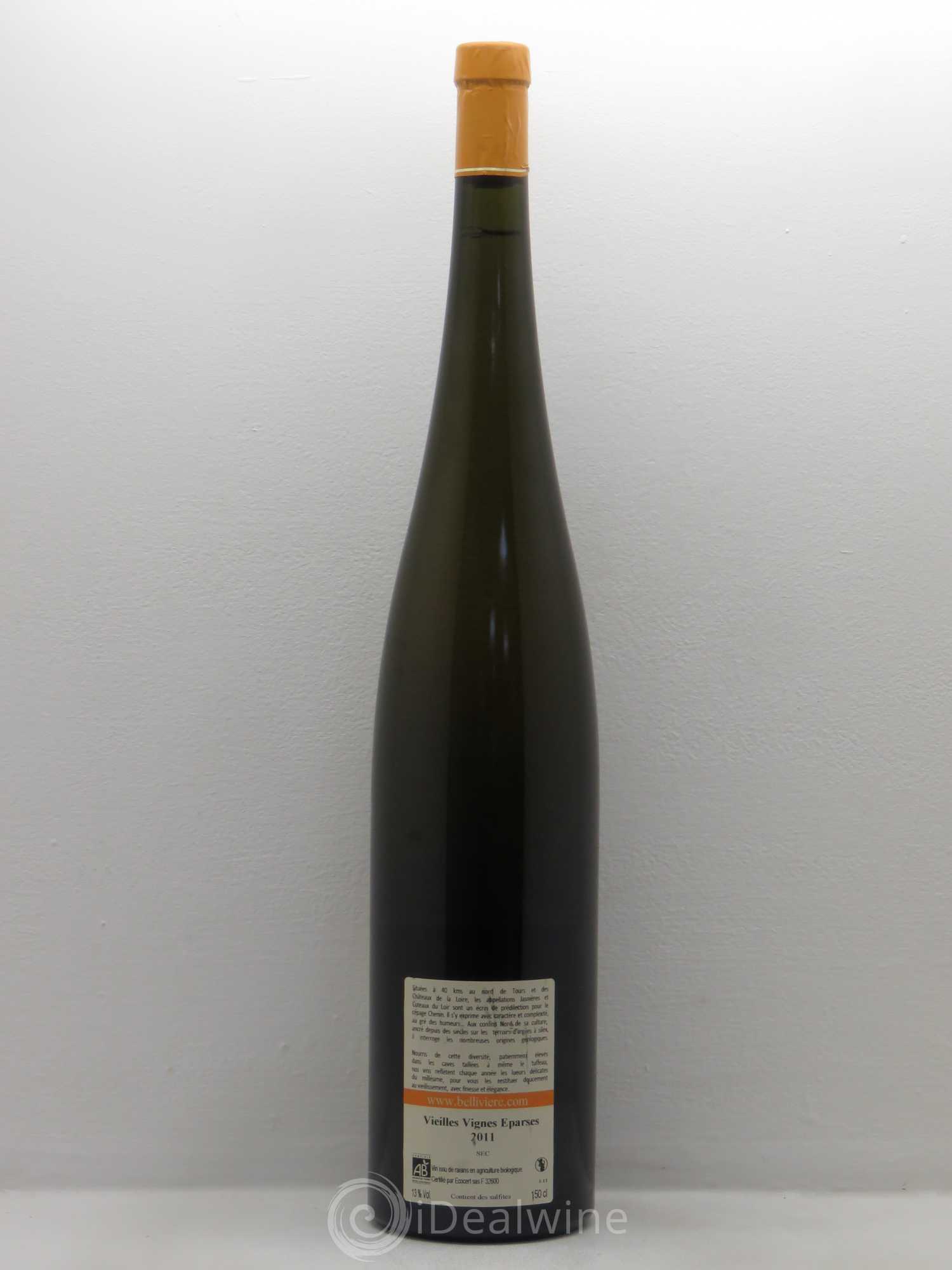 Coteaux du Loir Vieilles Vignes Eparses Domaine de Bellivière 2011 - Lot de 1 magnum - 1