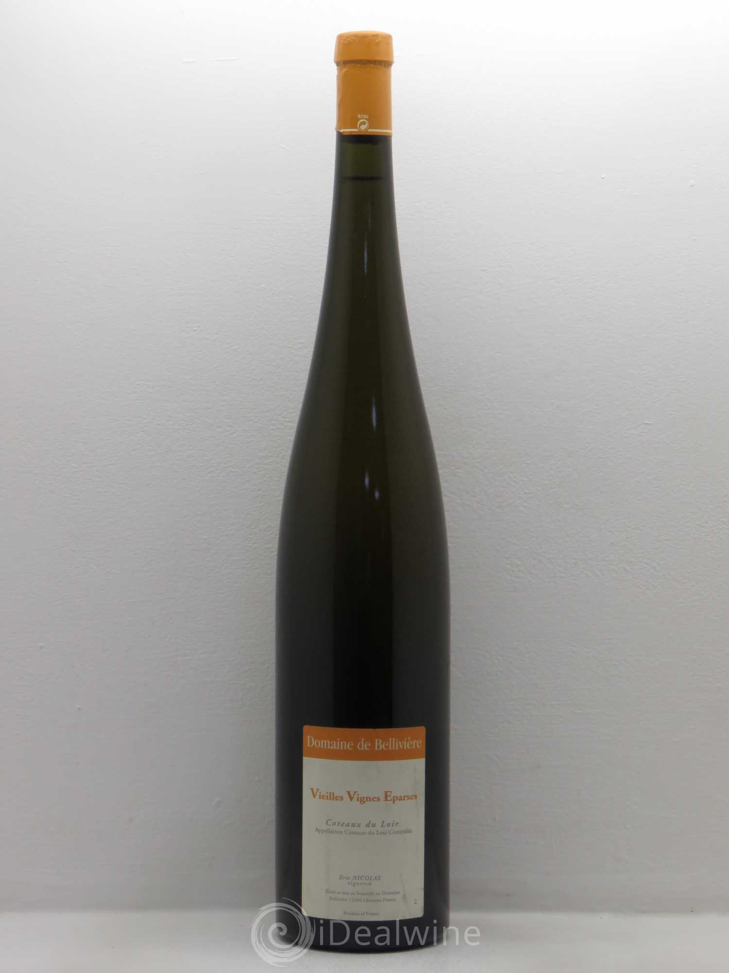 Coteaux du Loir Vieilles Vignes Eparses Domaine de Bellivière 2011 - Lot de 1 magnum - 0