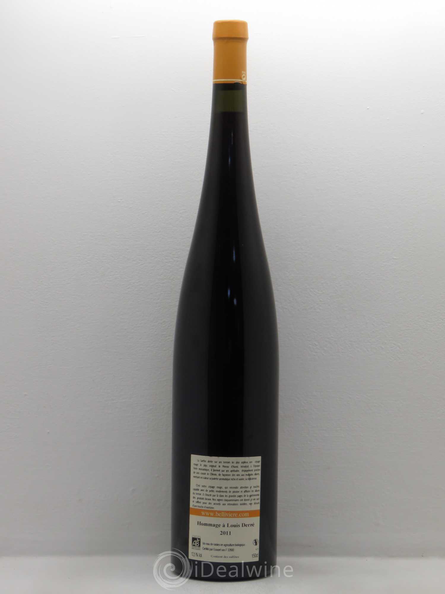 Coteaux du Loir Domaine de Bellivière Hommage à Louis Derré Pinot D'Aunis 2011 - Posten von 1 Magnum - 1