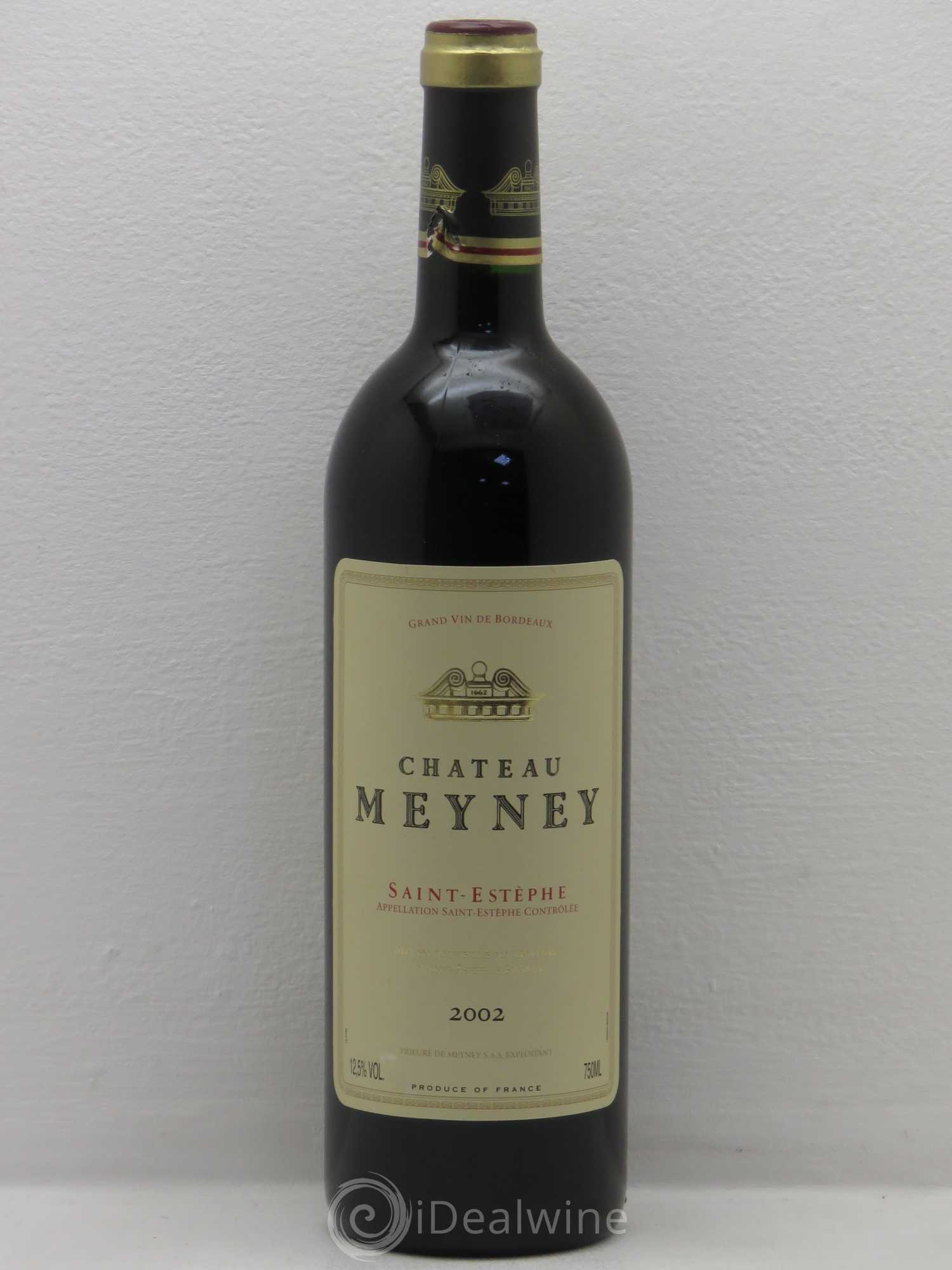 Château Meyney 2002 - Lot de 1 bouteille - 0