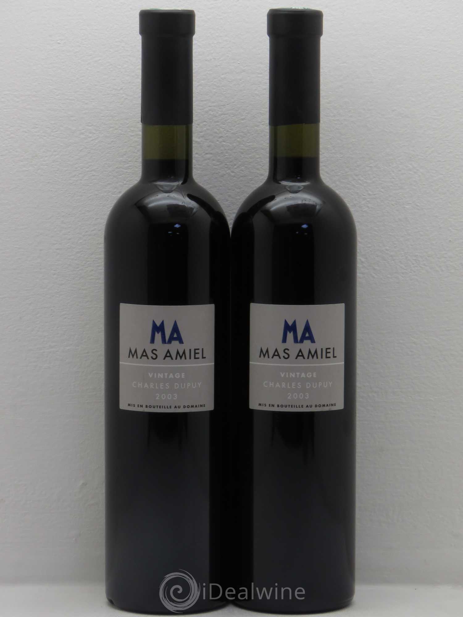 Maury Mas Amiel Vintage Charles Dupuy 2003 - Posten von 2 Flaschen - 0