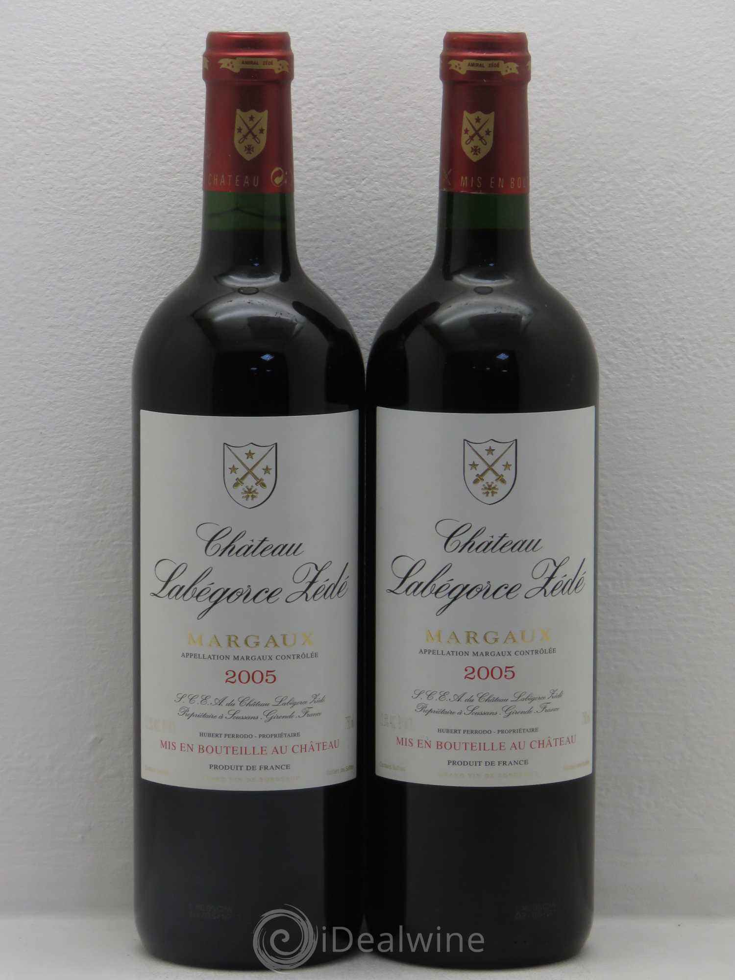 Château Labegorce Zédé Cru Bourgeois 2005 - Lot de 2 bouteilles - 0
