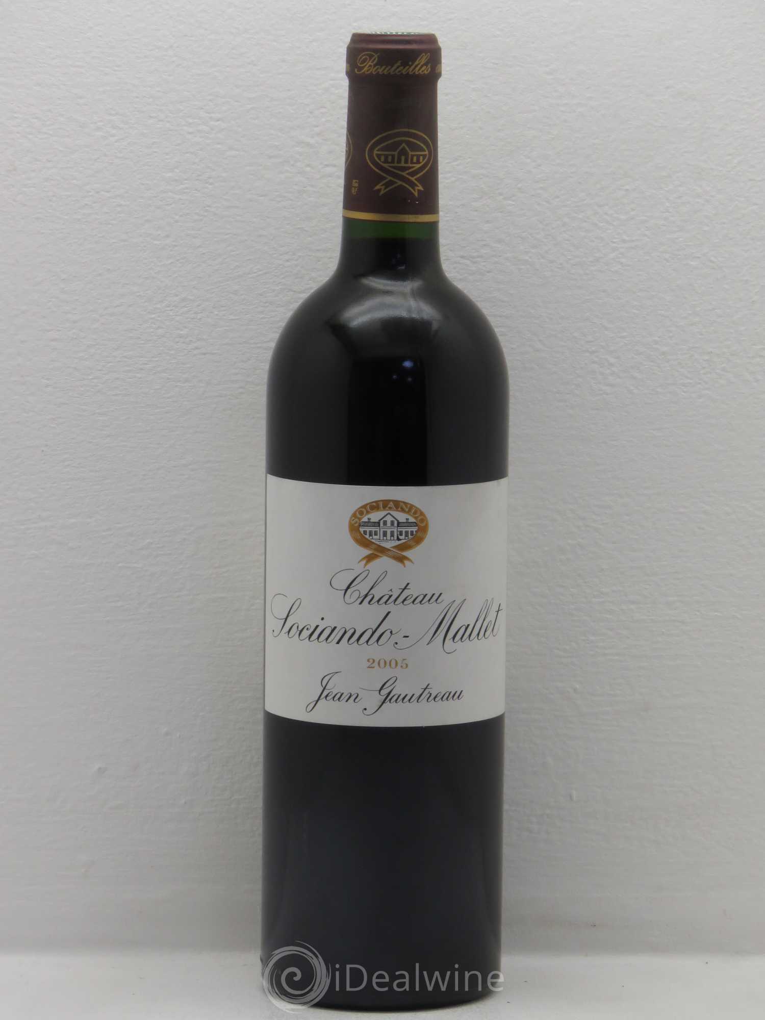 Château Sociando Mallet 2005 - Lot de 1 bouteille - 0