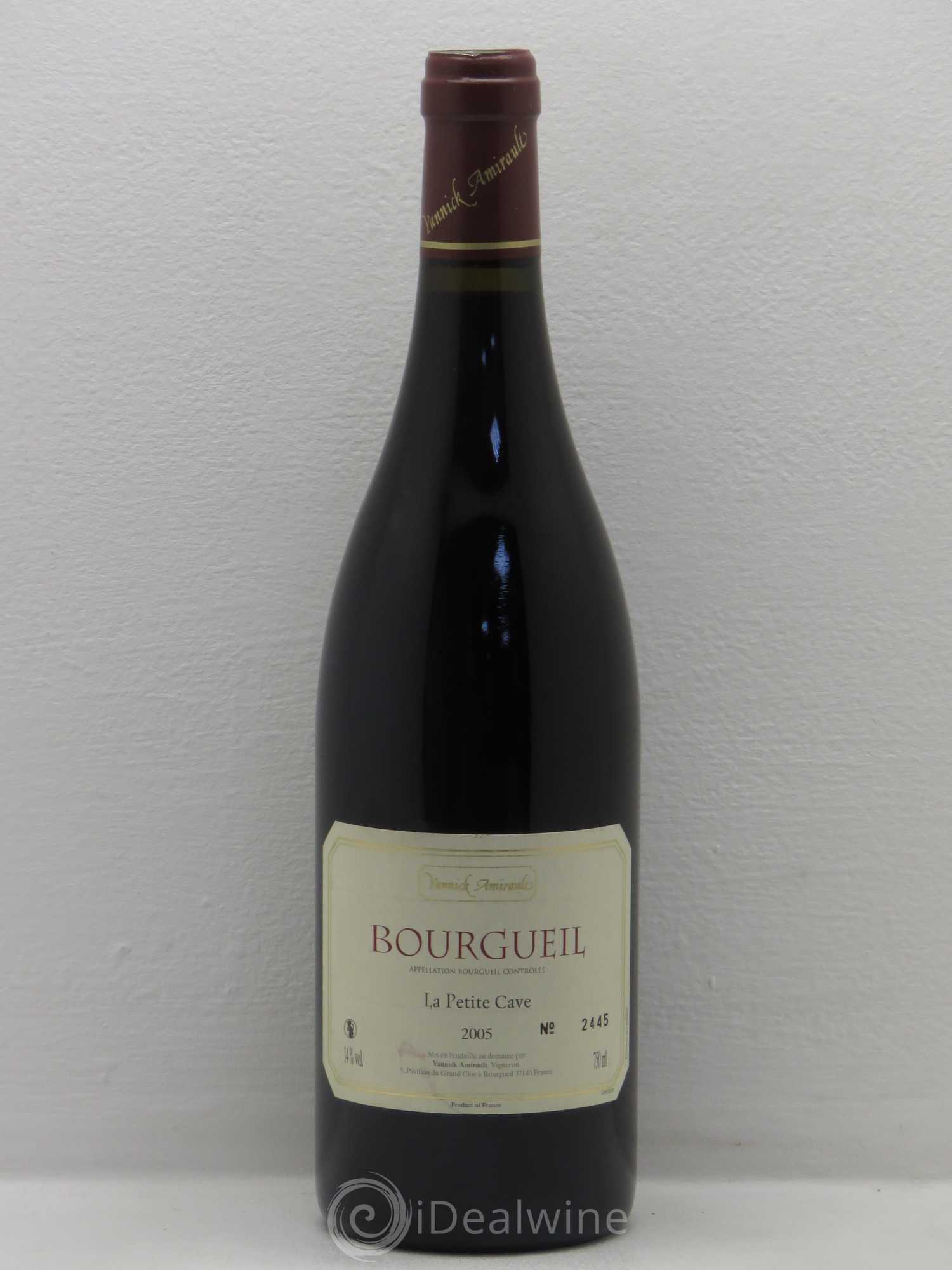 Bourgueil Petite cave Yannick Amirault (Domaine) 2005 - Lot de 1 bouteille - 0