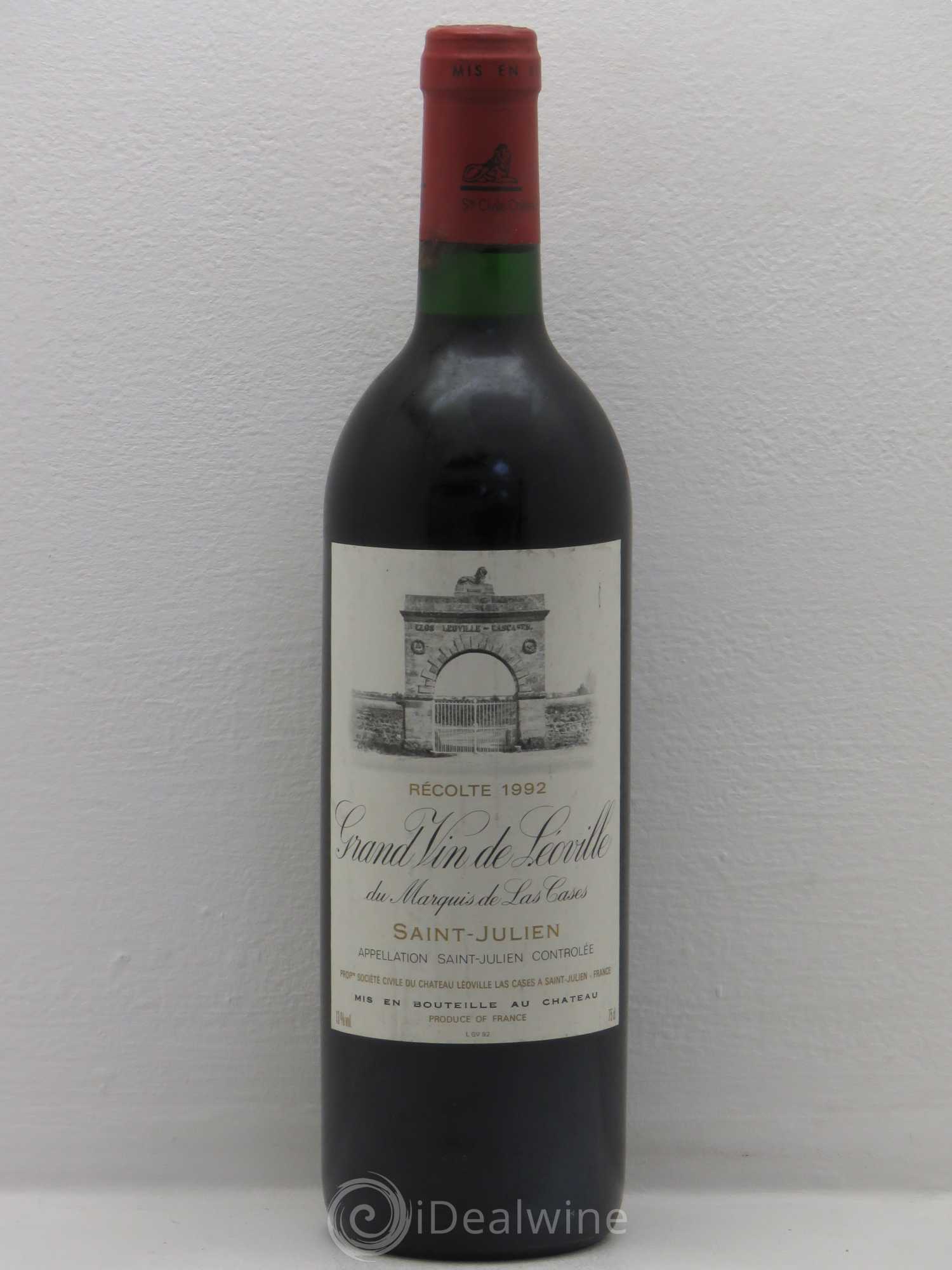 Château Léoville Las Cases 2ème Grand Cru Classé 1992 - Lot de 1 bouteille - 0