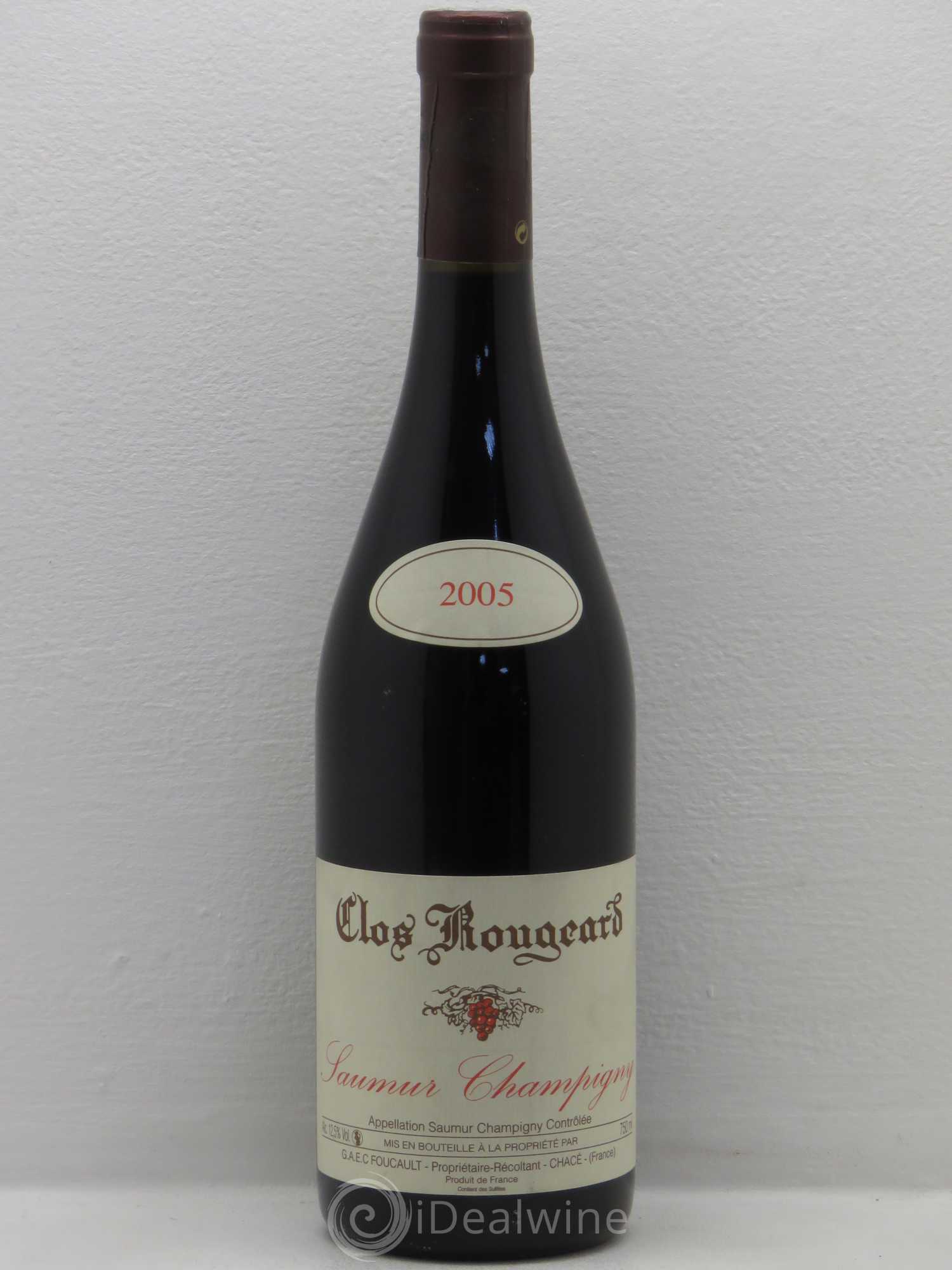 Saumur-Champigny Clos Rougeard 2005 - Lot de 1 bouteille - 0