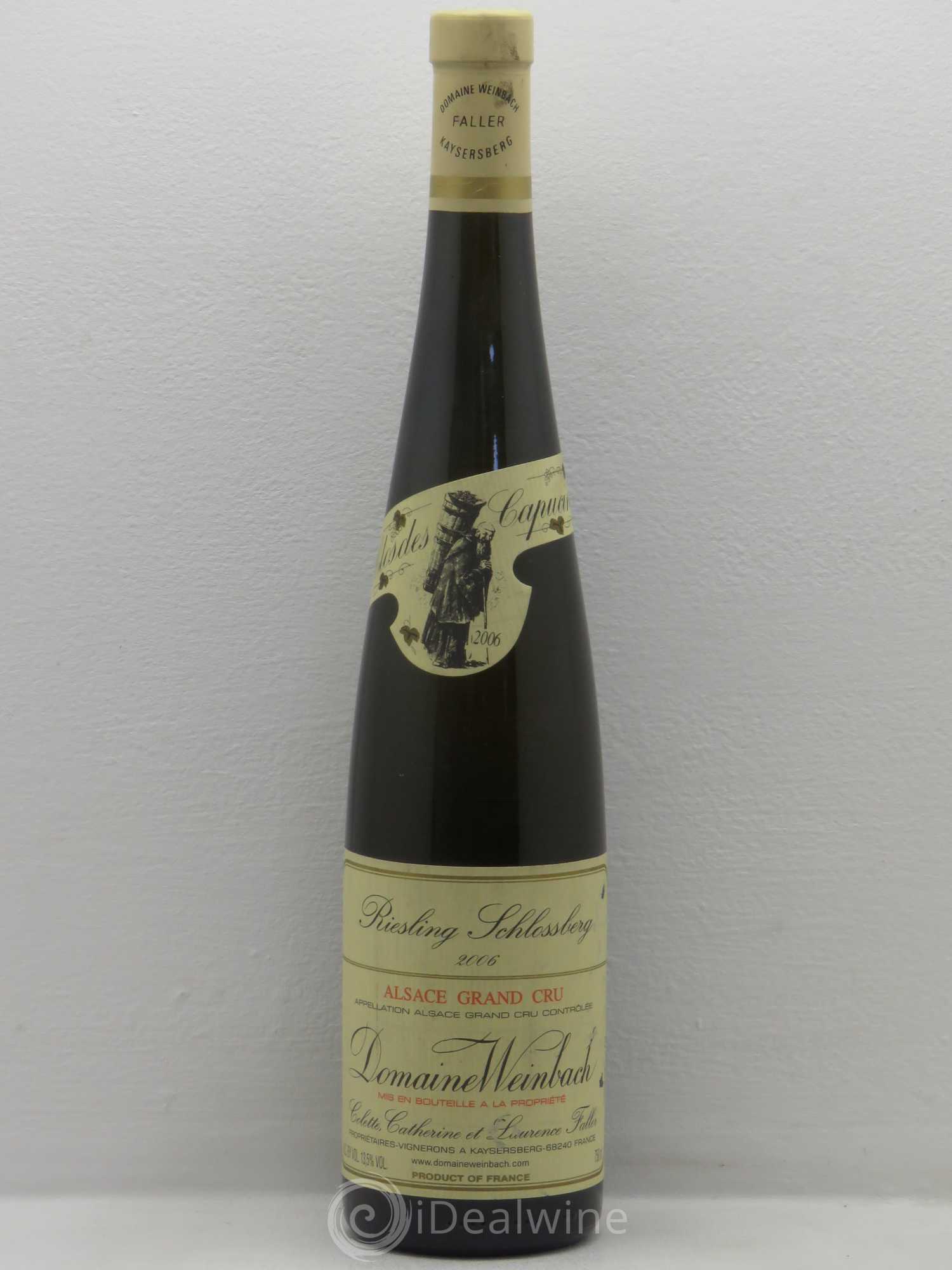 Alsace Grand Cru Schlossberg Riesling Weinbach (Domaine) 2006 - Lot de 1 bouteille - 0