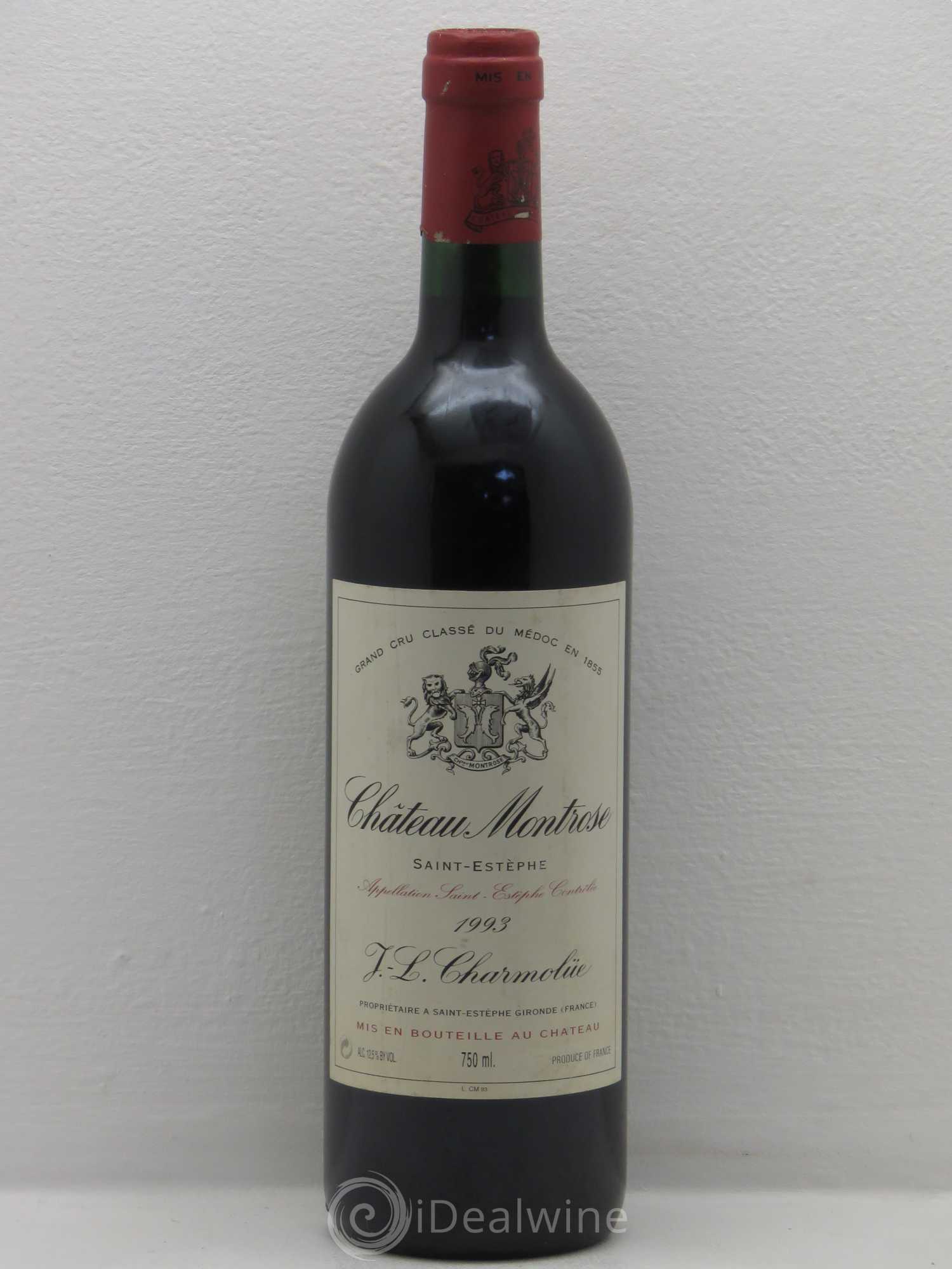 Château Montrose 2ème Grand Cru Classé 1993 - Lot de 1 bouteille - 0