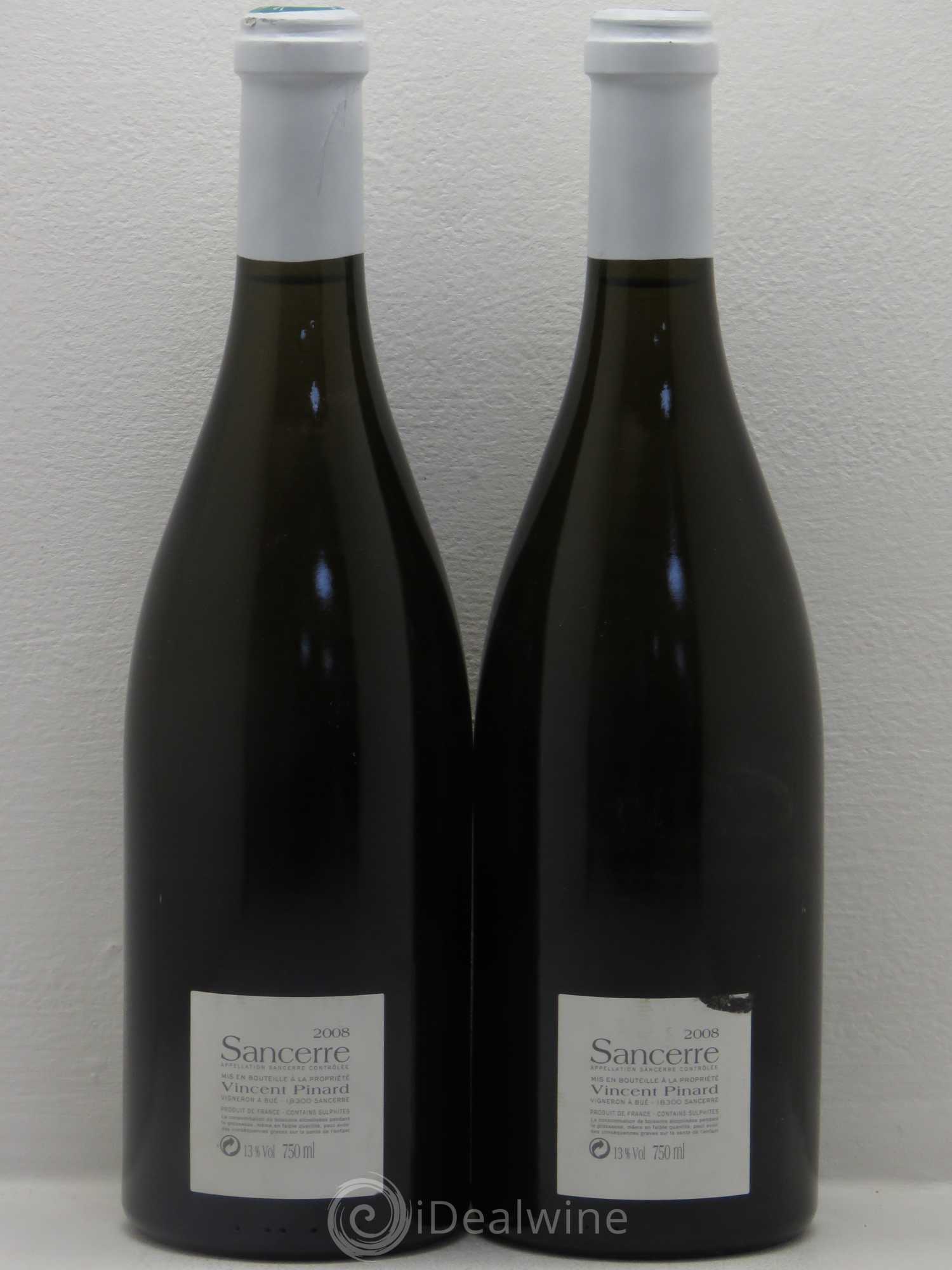 Sancerre Chêne Marchand Vincent Pinard 2008 - Lot de 2 bouteilles - 1