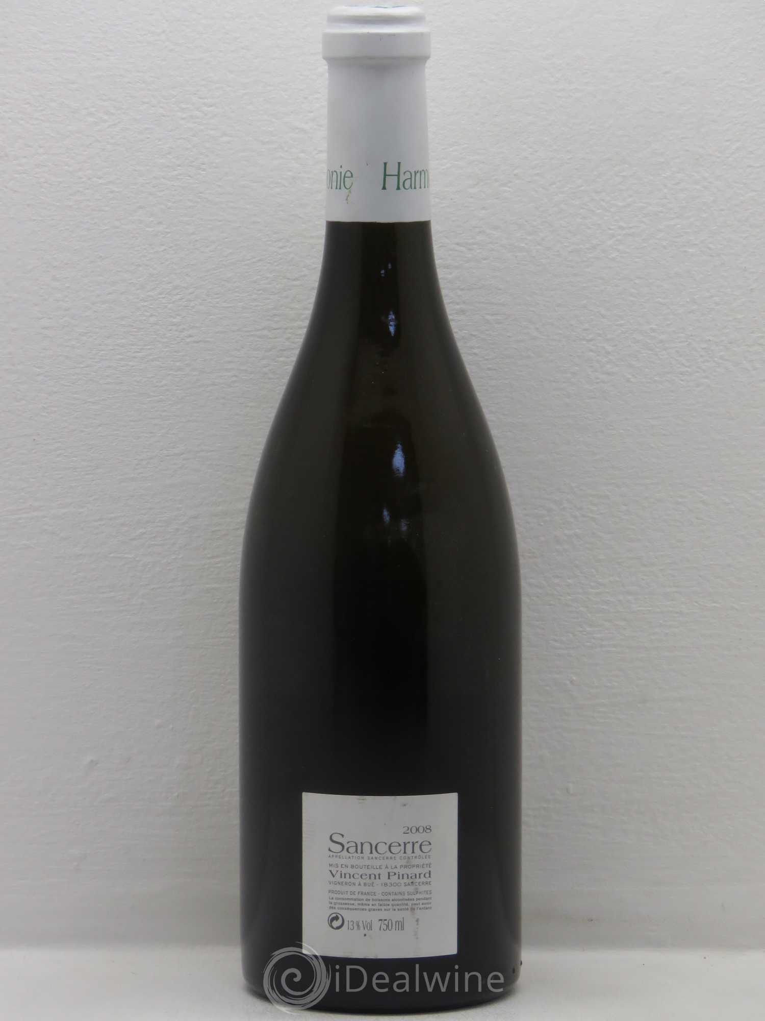 Sancerre Harmonie Vincent Pinard 2008 - Lot de 1 bouteille - 1