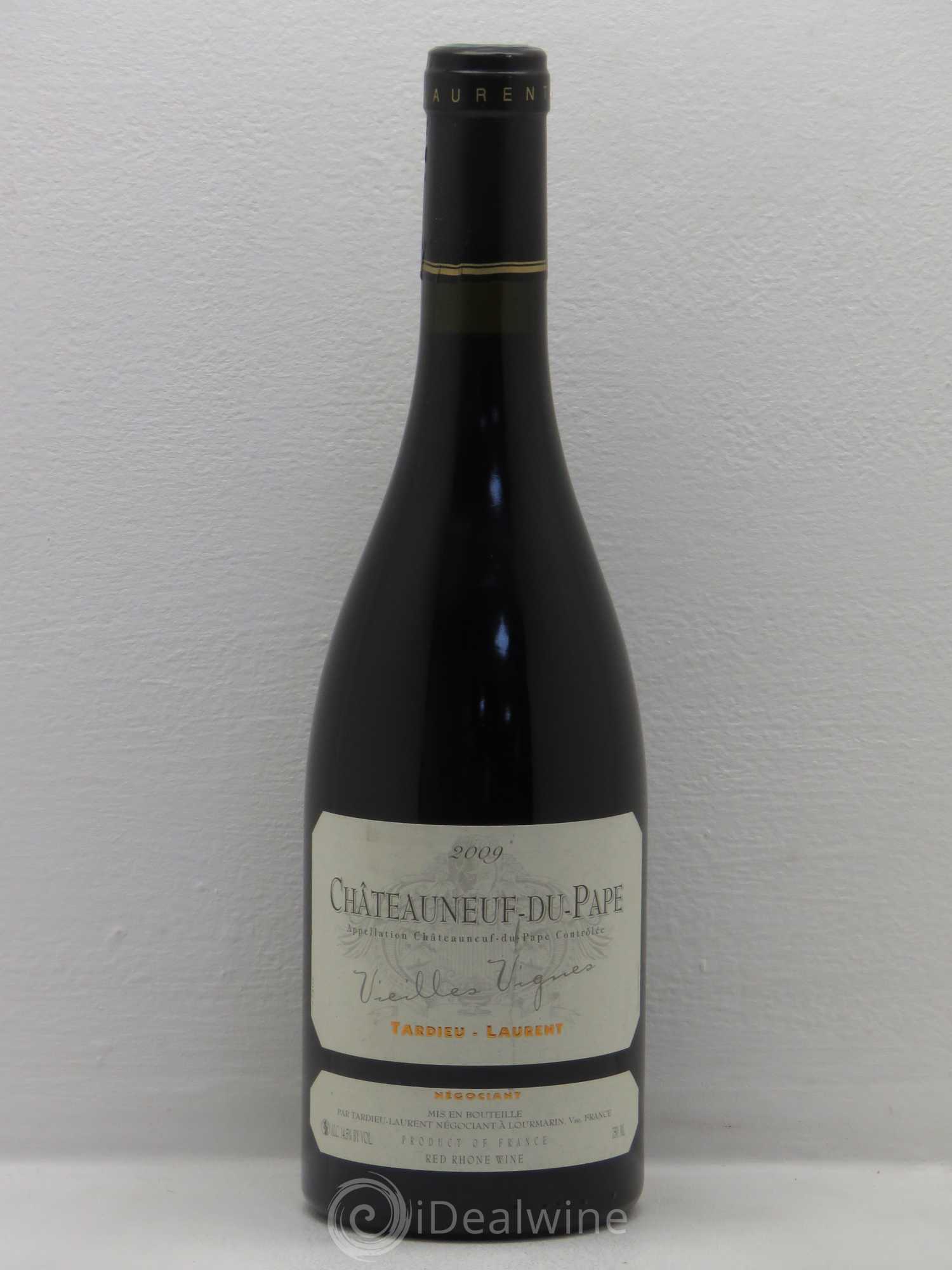 Châteauneuf-du-Pape Vieilles Vignes Domaine Tardieu Laurent 2009 - Lot de 1 bouteille - 0