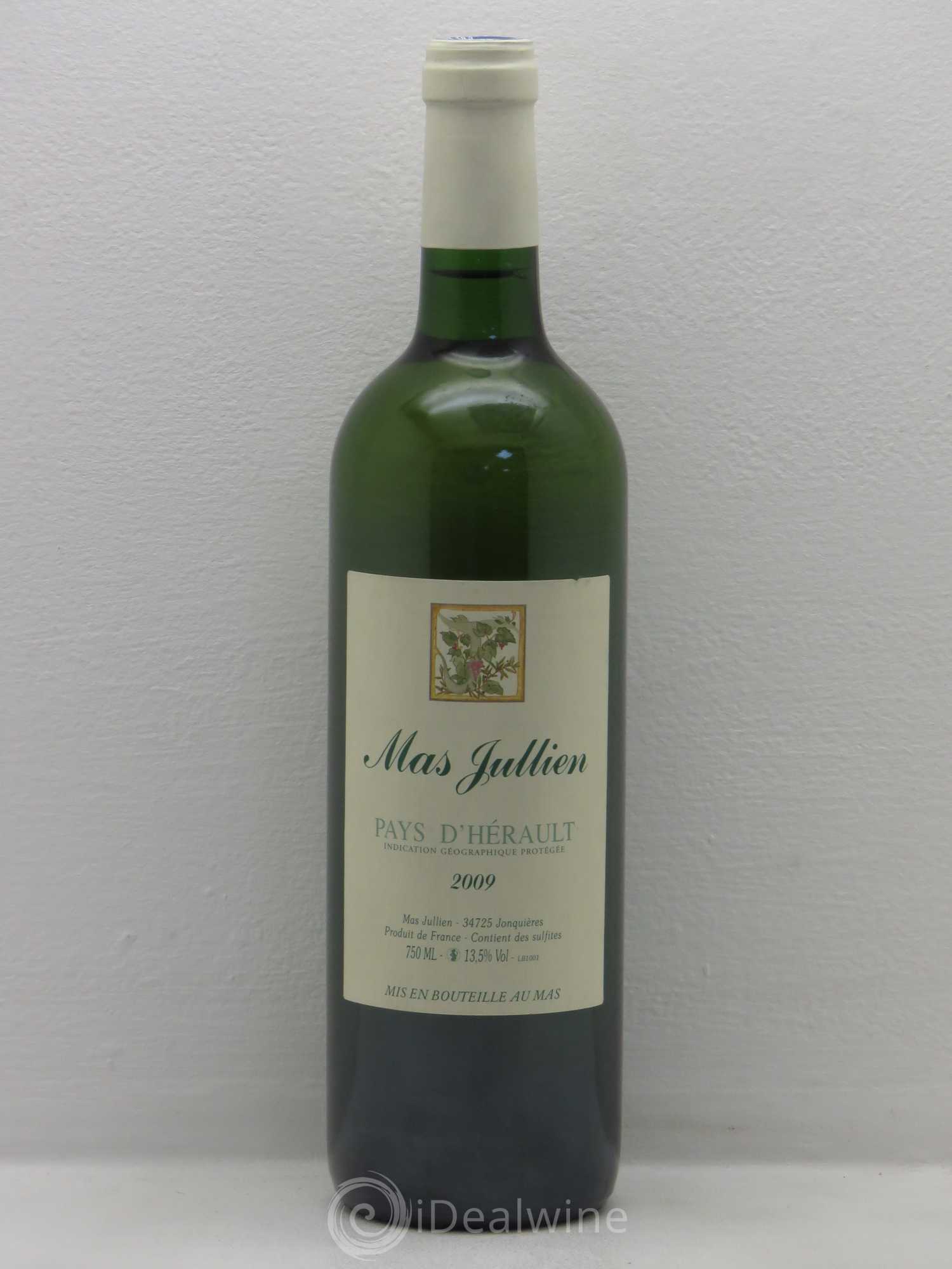Pays d'Hérault Mas Jullien Olivier Jullien 2009 - Lot de 1 bouteille - 0