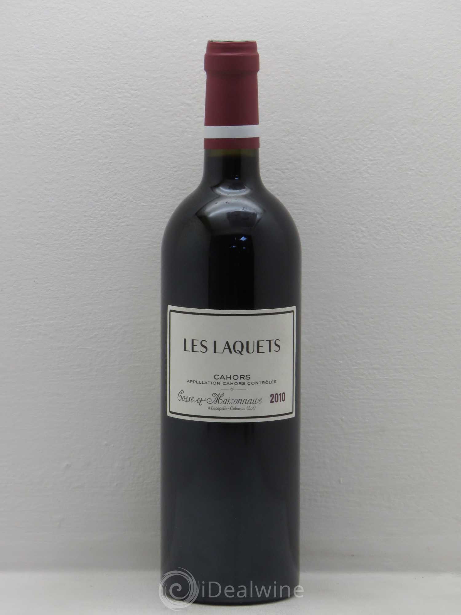 Cahors Les Laquets Cosse-Maisonneuve (Domaine) 2010 - Lot de 1 bouteille - 0