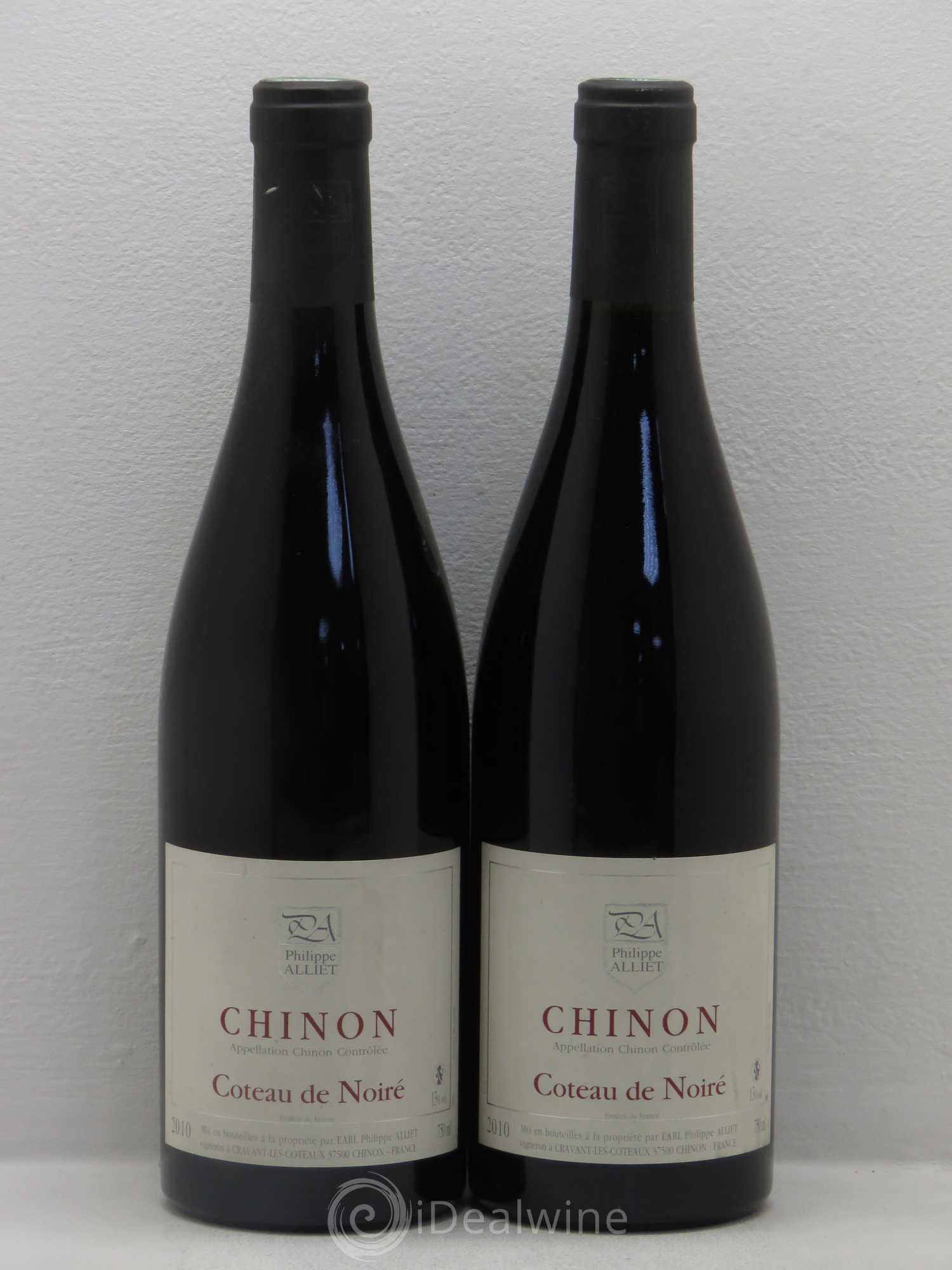 Chinon Coteau de Noiré Philippe Alliet 2010 - Lot de 2 bouteilles - 0