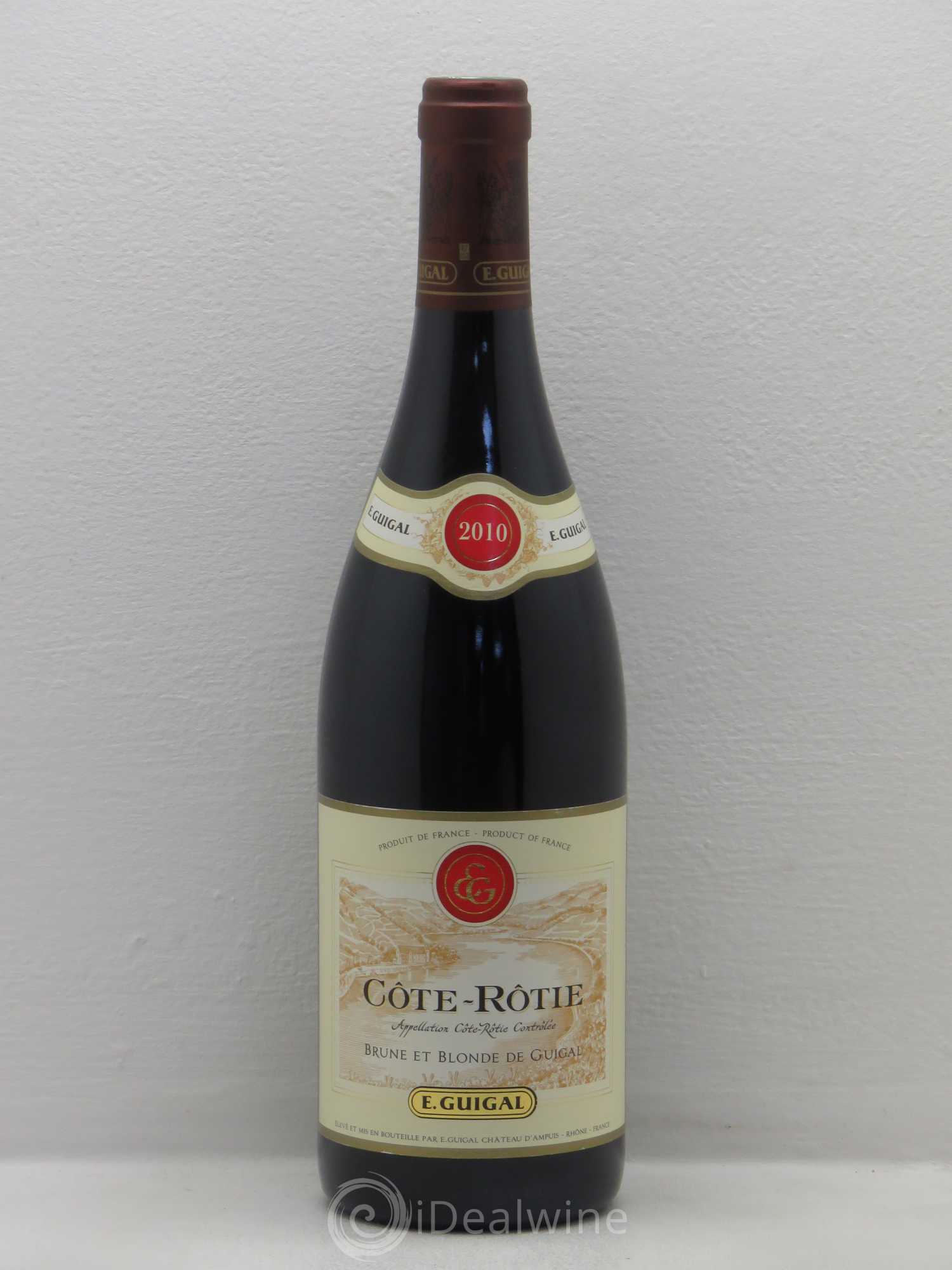Côte-Rôtie Côtes Brune et Blonde Guigal 2010 - Lot de 1 bouteille - 0