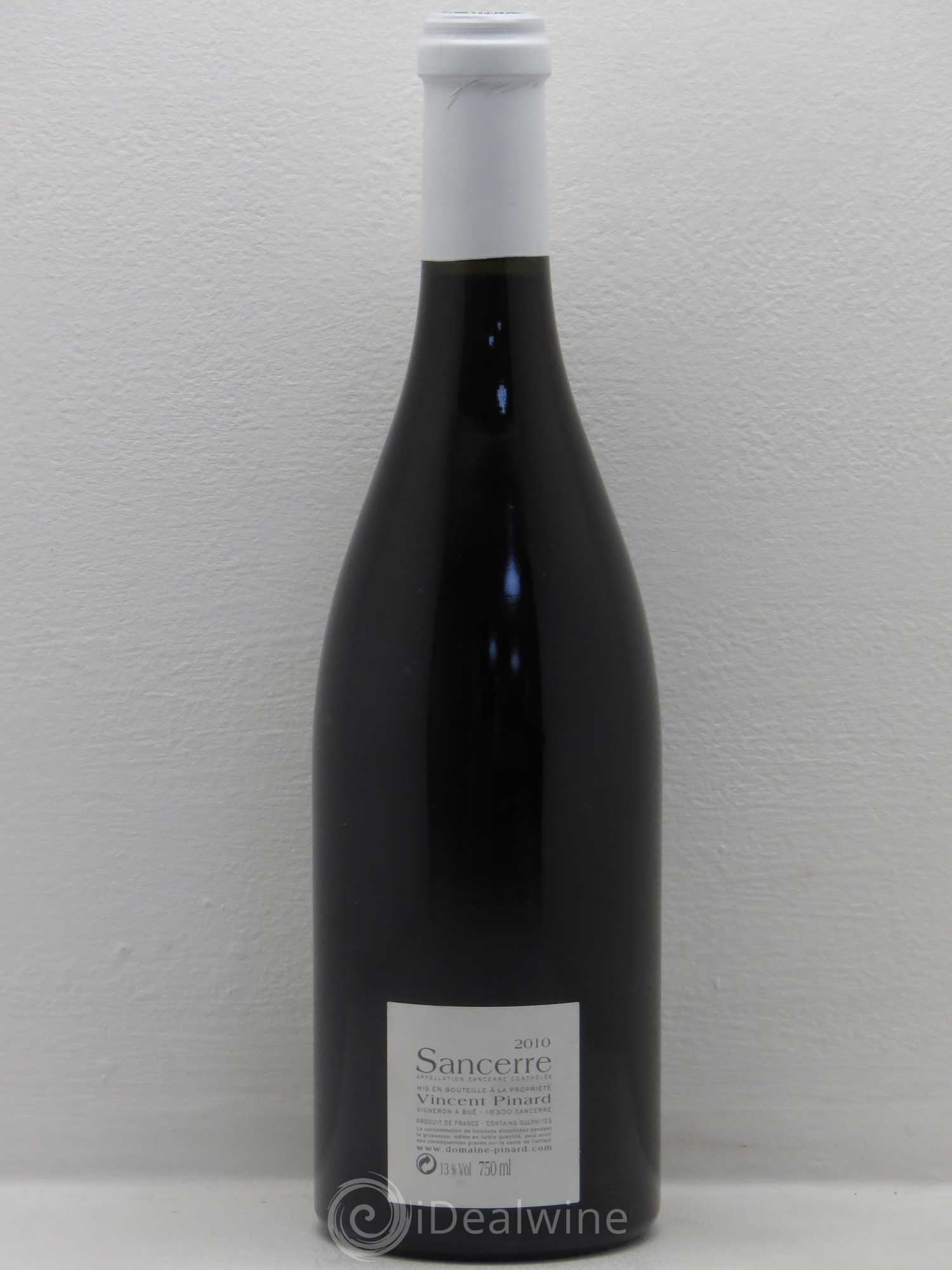 Sancerre Vendanges Entières Vincent Pinard 2010 - Lot de 1 bouteille - 1