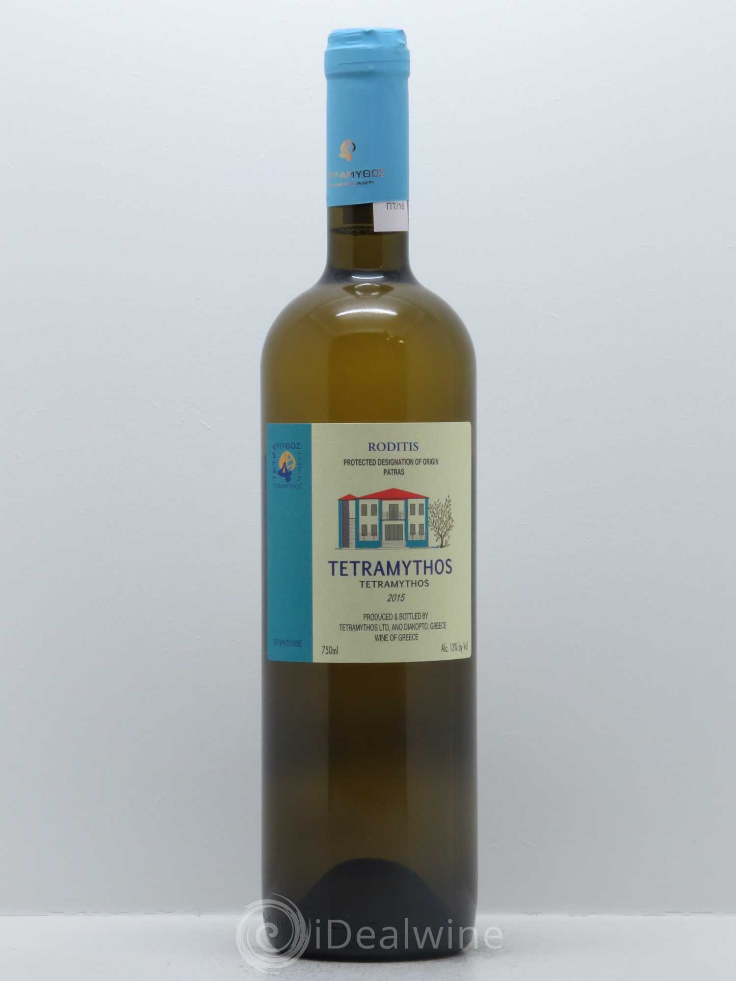 Patras Tetramythos Roditis Nature 2015 - Lot de 1 bouteille - 0