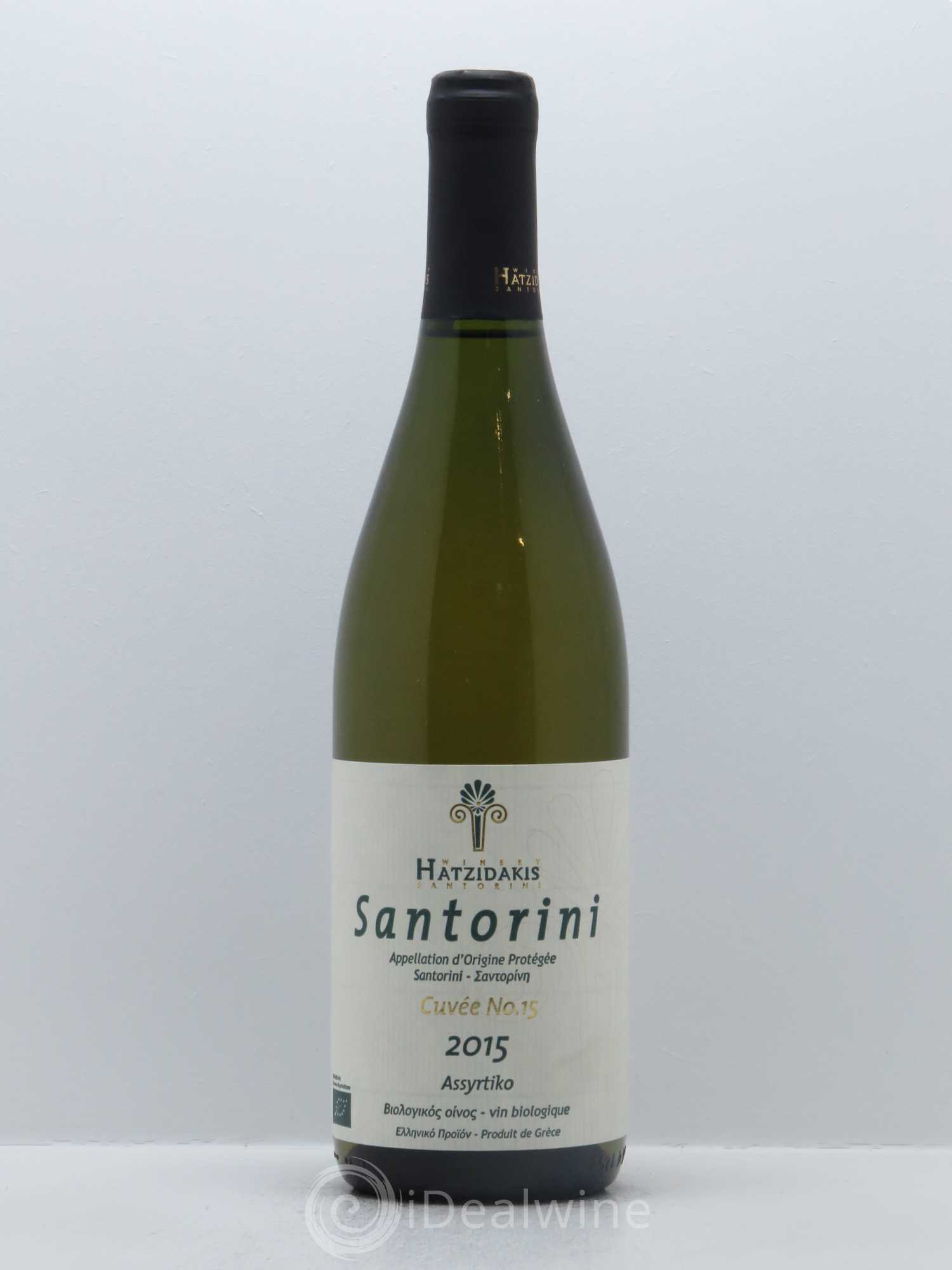 Santorini Hatzidakis Assyrtiko Cuvée 15 2015 - Lot de 1 bouteille - 0