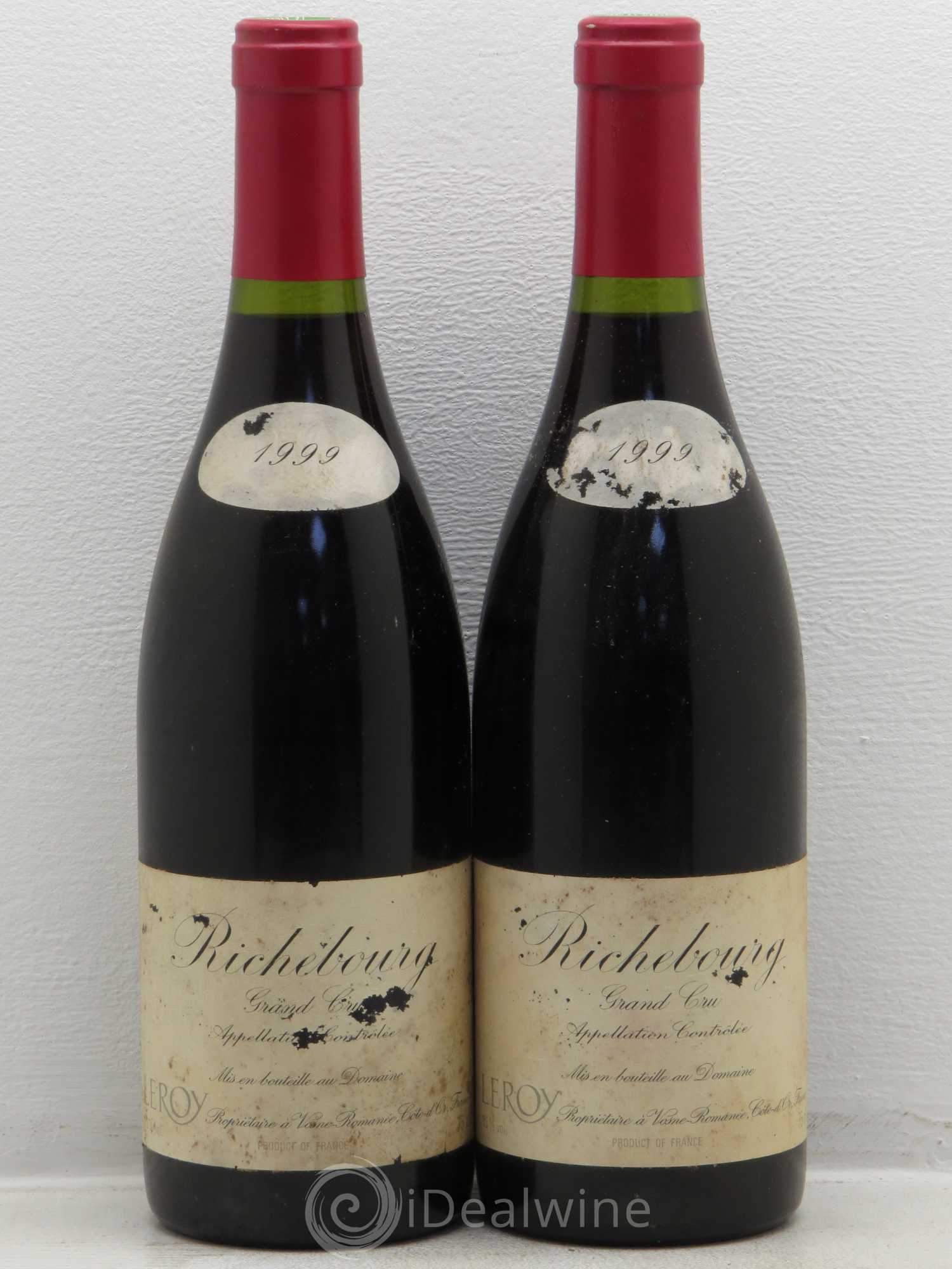 Richebourg Grand Cru Leroy (Domaine) 1999 - Lot de 2 bouteilles - 0