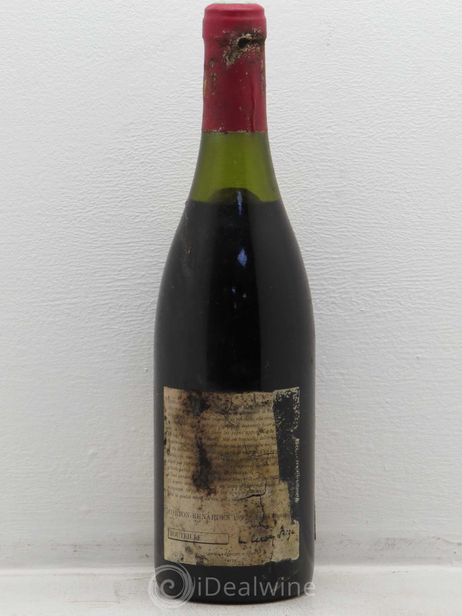 Corton Grand Cru Les Renardes Leroy (Domaine) 1997 - Lot de 1 bouteille - 1