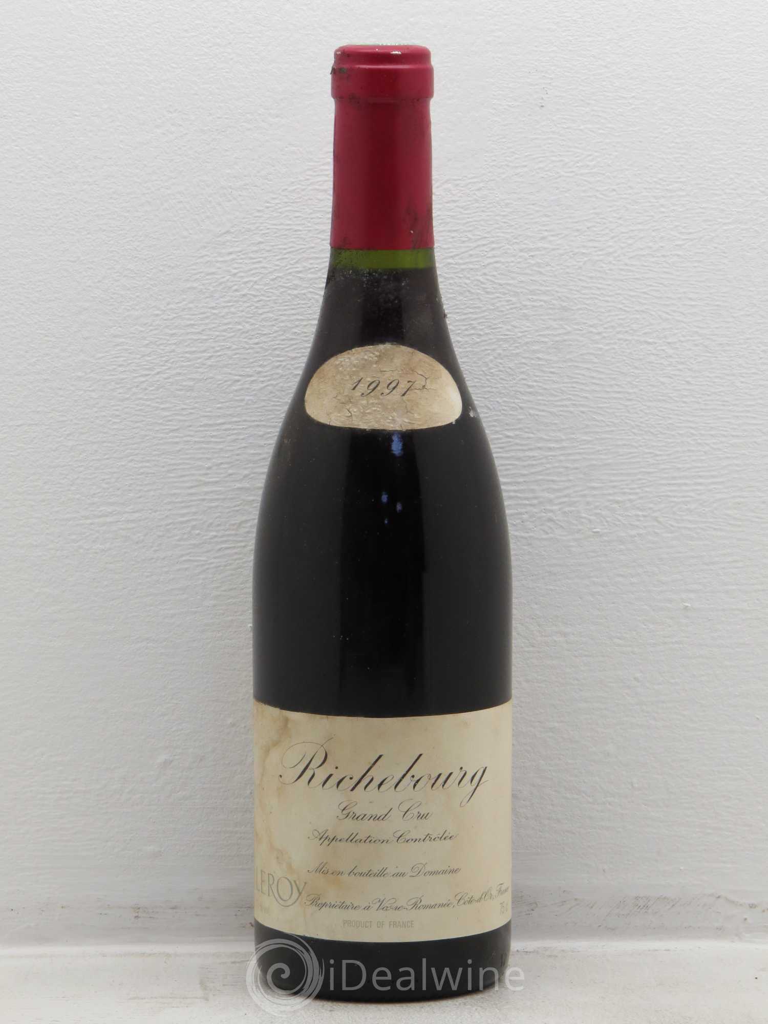 Richebourg Grand Cru Leroy (Domaine) 1997 - Lot de 1 bouteille - 0