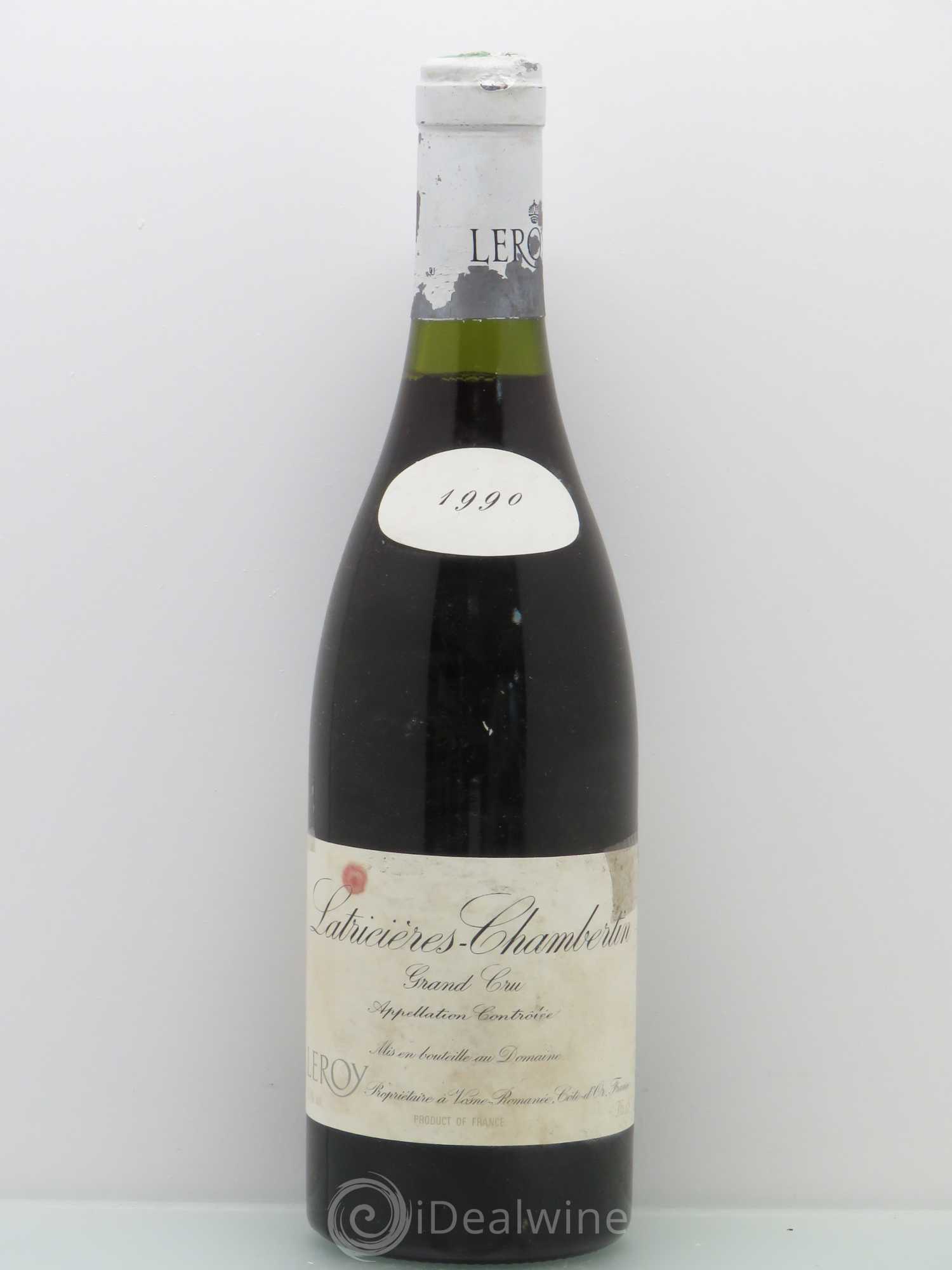 Latricières-Chambertin Grand Cru Leroy (Domaine) 1990 - Lotto di 1 bottiglia - 0