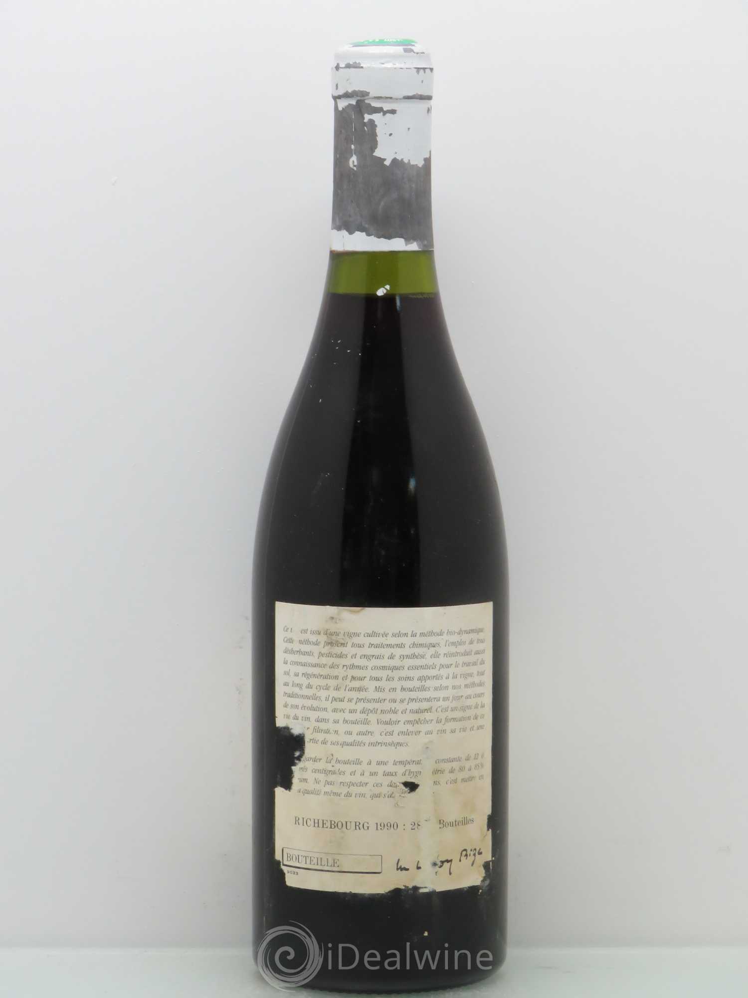 Richebourg Grand Cru Leroy (Domaine) 1990 - Lot de 1 bouteille - 1