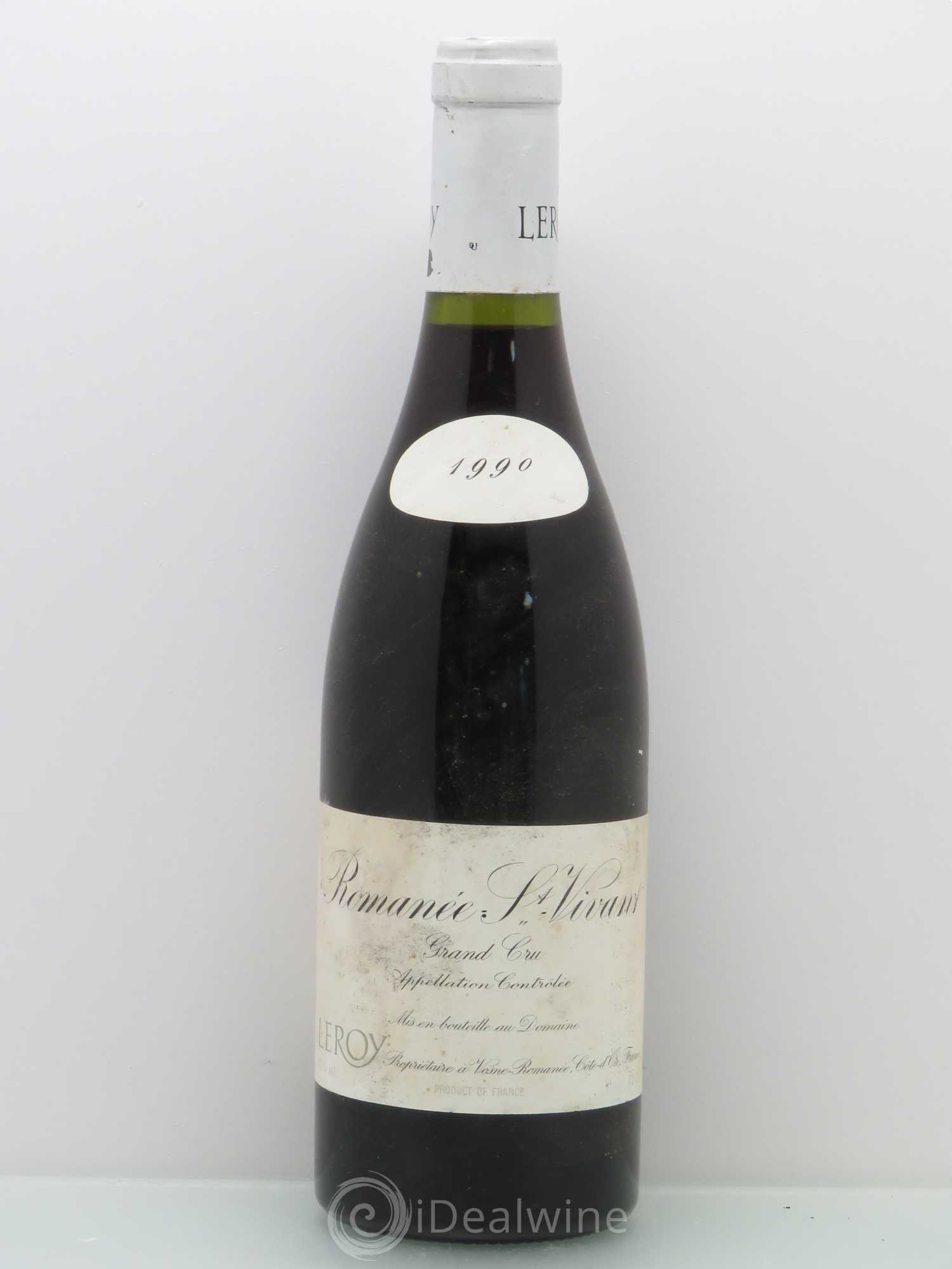 Romanée-Saint-Vivant Grand Cru Leroy (Domaine) 1990 - Lot de 1 bouteille - 0