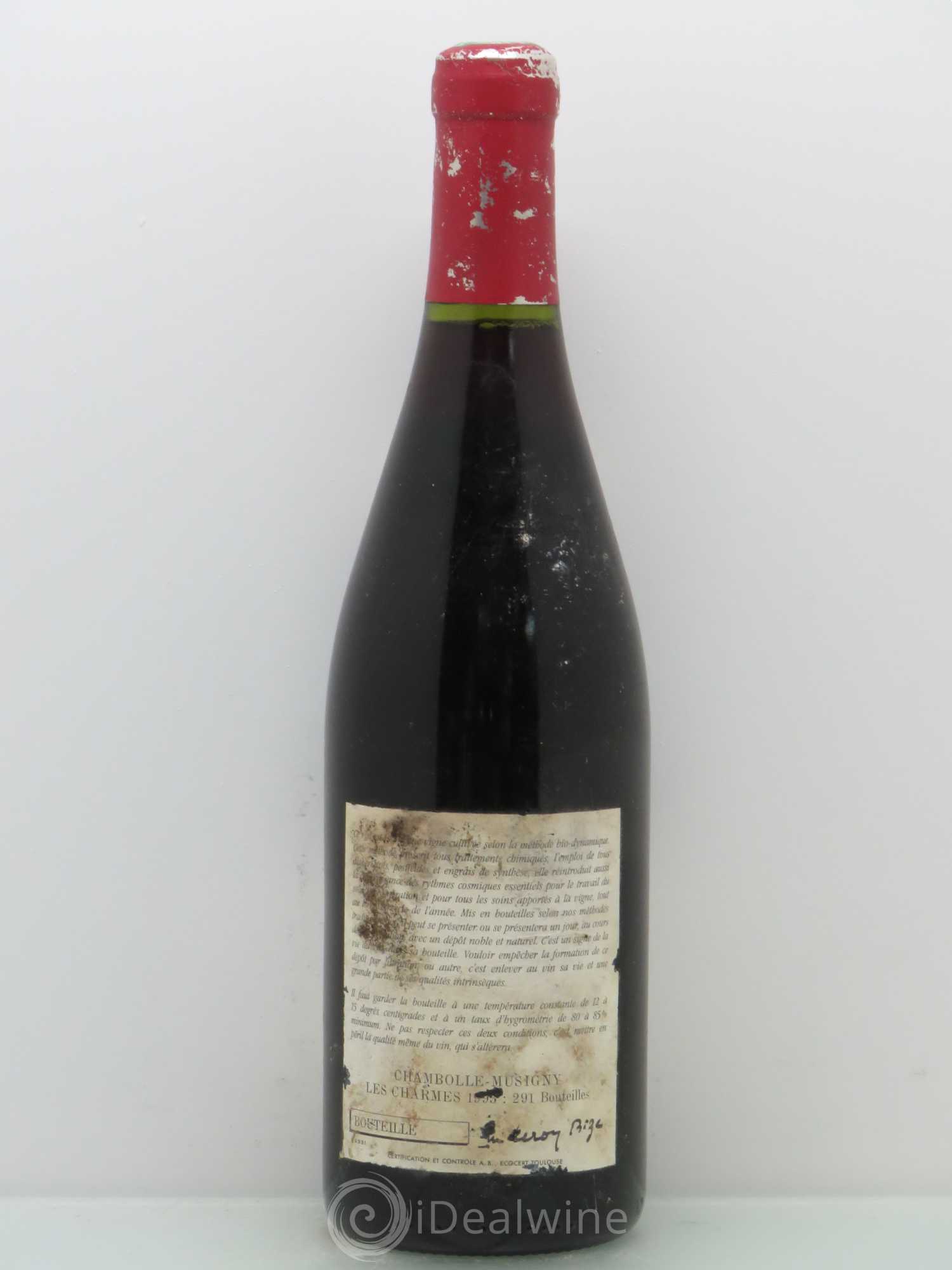 Chambolle-Musigny 1er Cru Les Charmes Leroy (Domaine) 1993 - Lot de 1 bouteille - 1