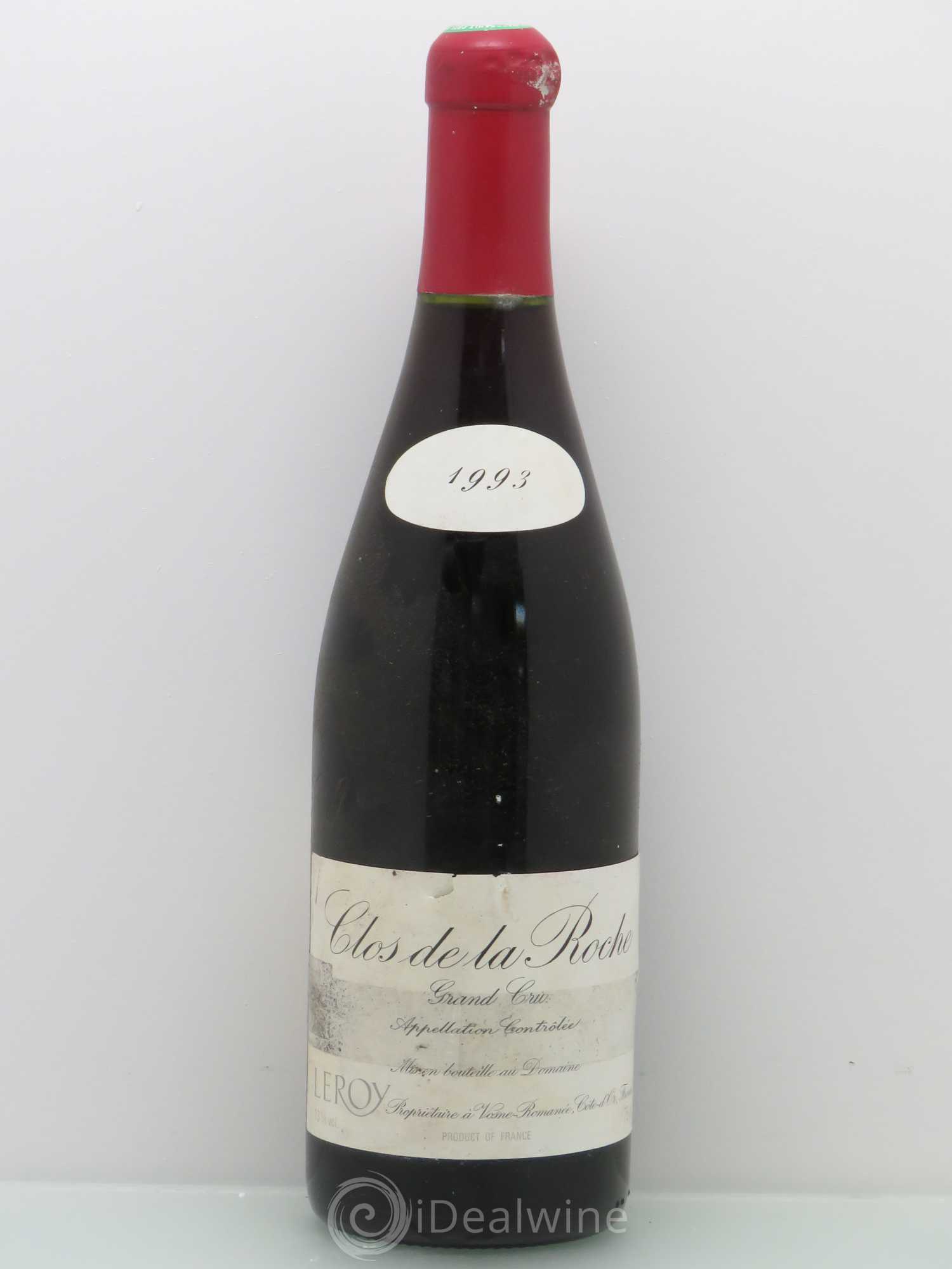 Clos de la Roche Grand Cru Leroy (Domaine) 1993 - Lot de 1 bouteille - 0