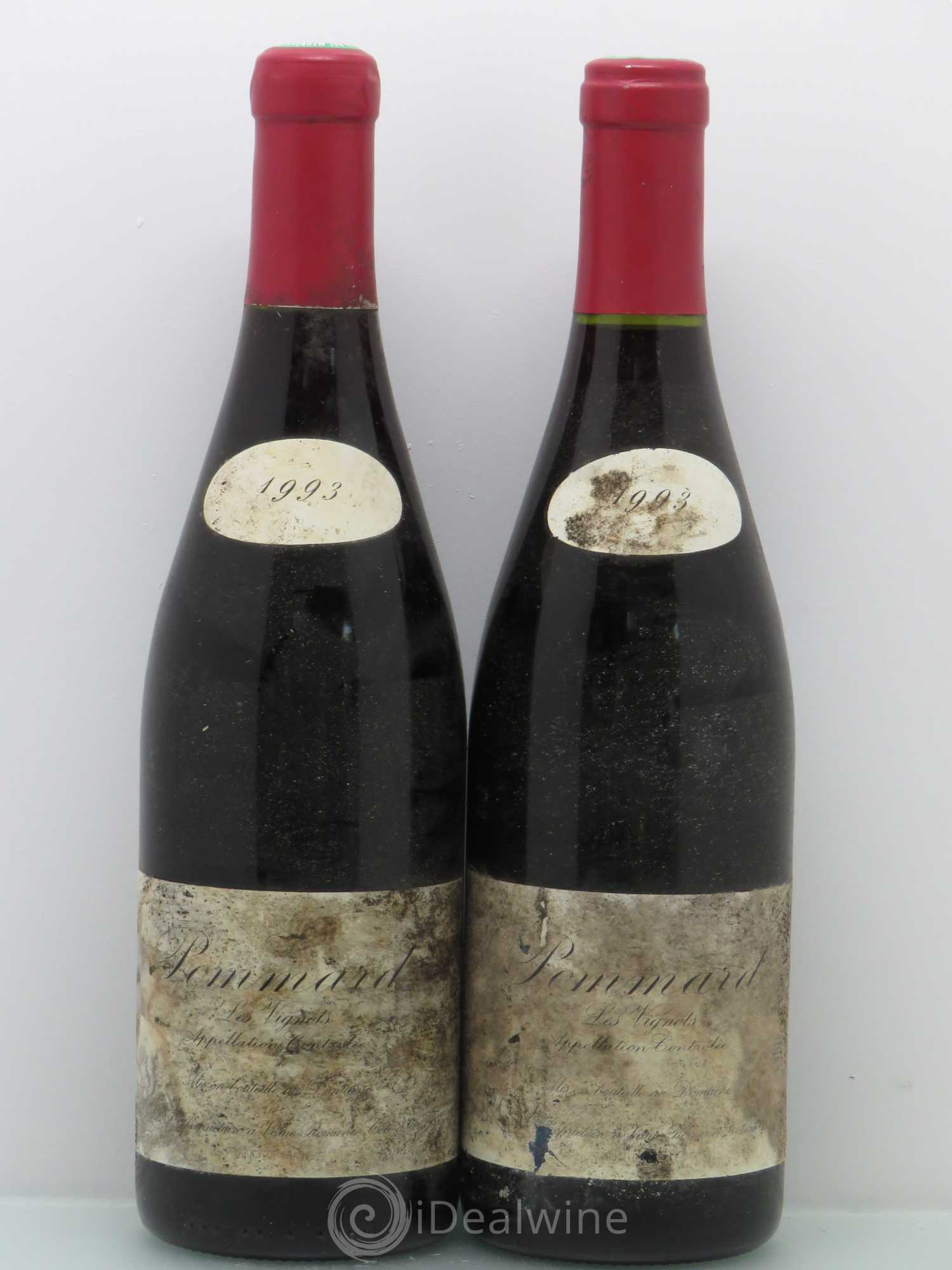 Pommard Les Vignots Leroy (Domaine) 1993 - Lot de 2 bouteilles - 0