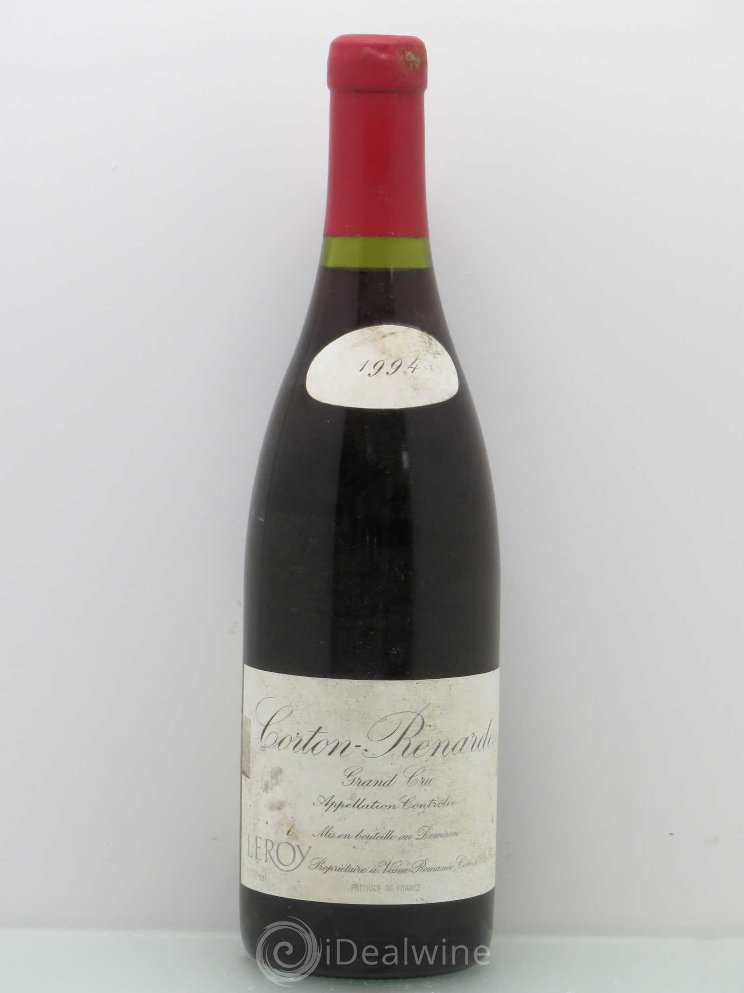 Corton Grand Cru Les Renardes Leroy (Domaine) 1994 - Lot de 1 bouteille - 0
