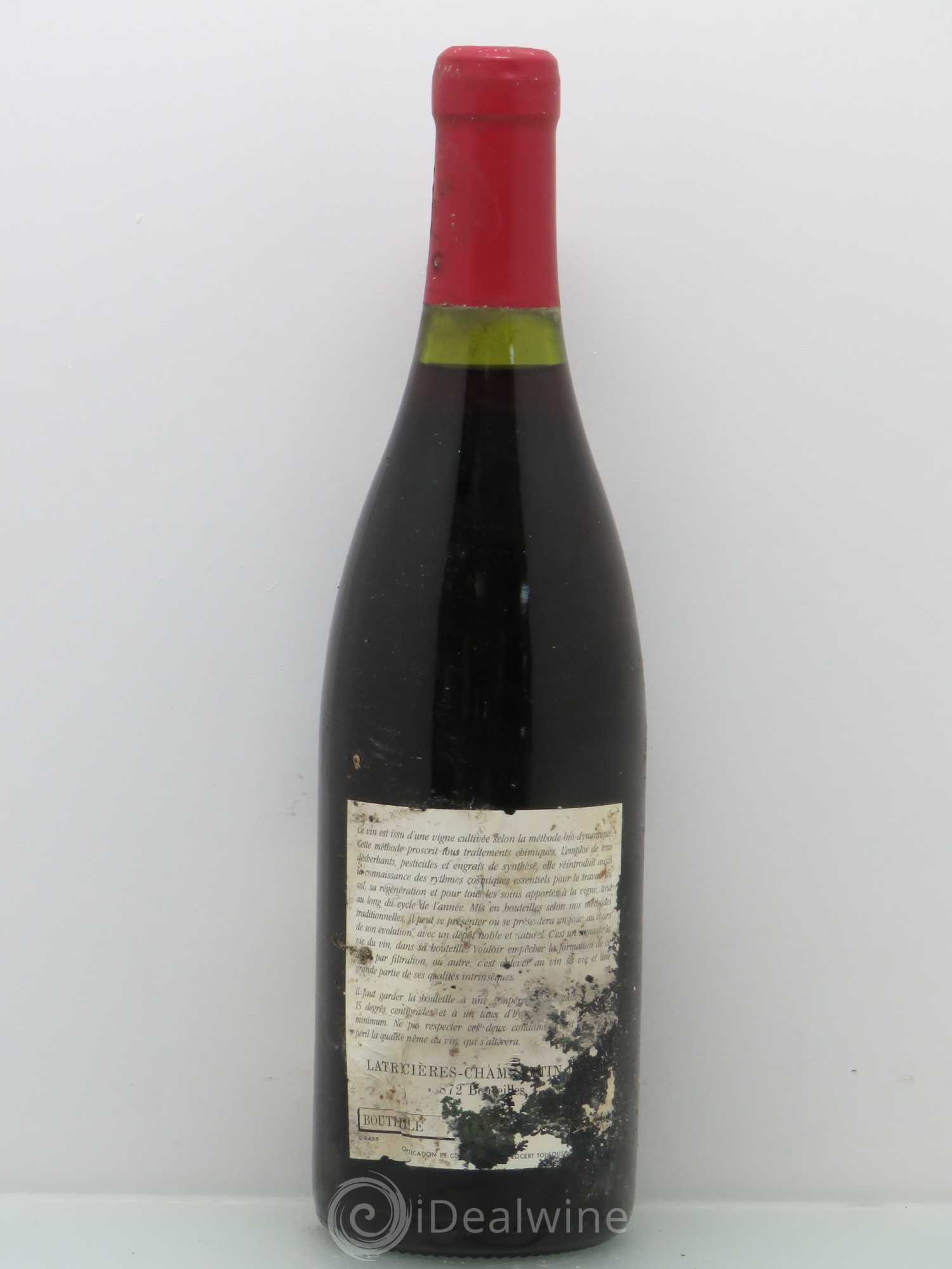 Latricières-Chambertin Grand Cru Leroy (Domaine) 1994 - Lot de 1 bouteille - 1