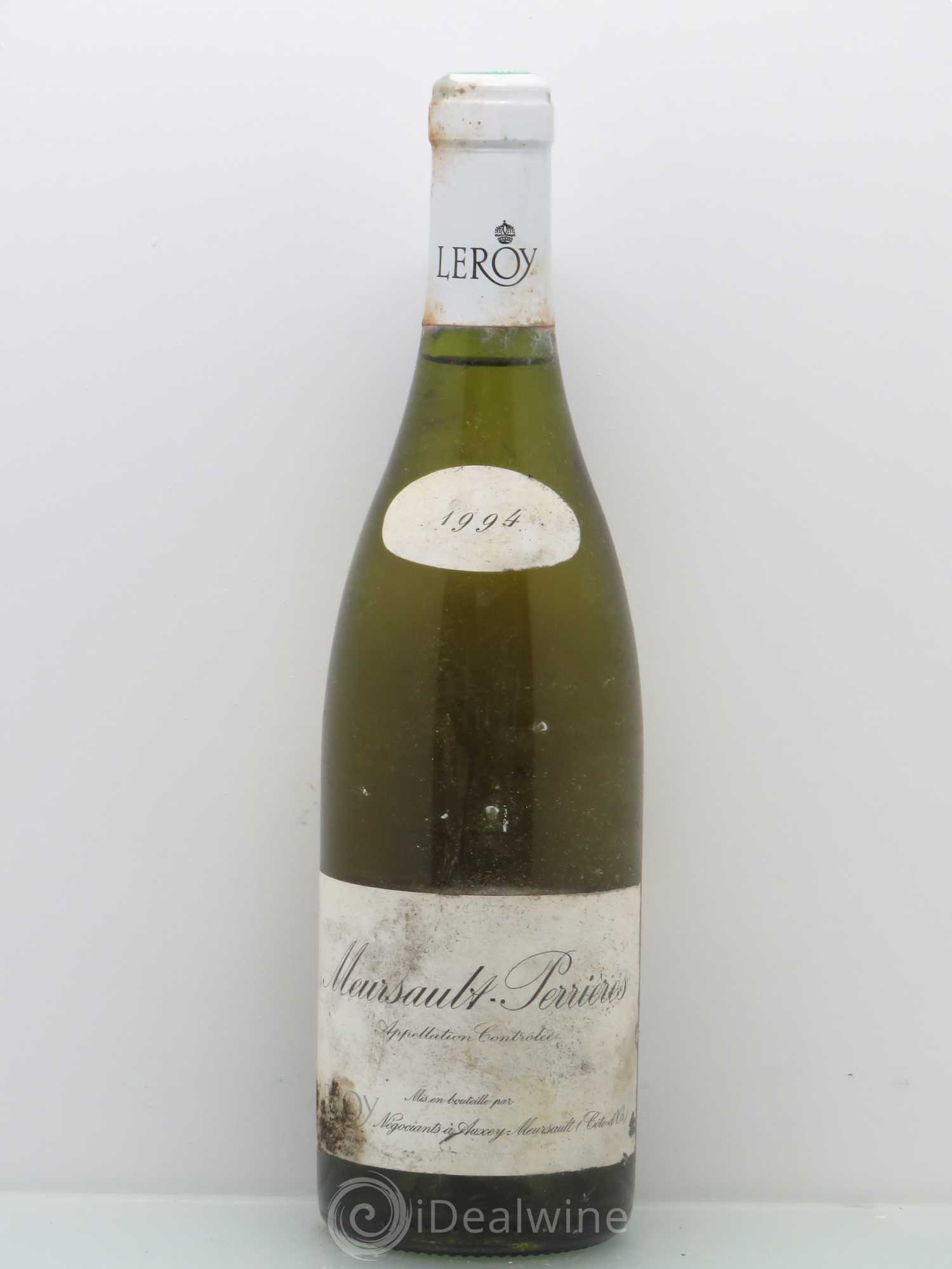 Meursault Leroy SA 1er Cru Perrière 1994 - Posten von 1 Flasche - 0