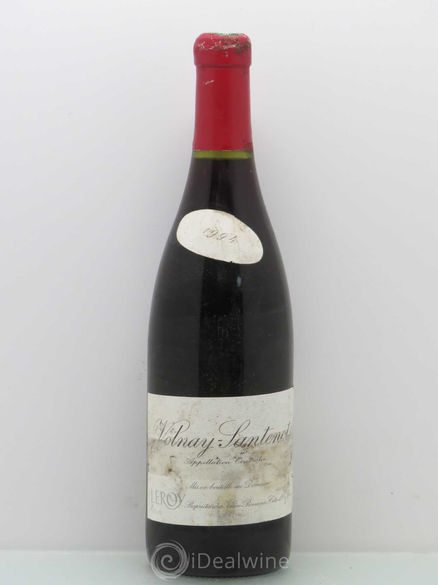 Volnay Santenots - Domaine Leroy 1994 - Posten von 1 Flasche - 0